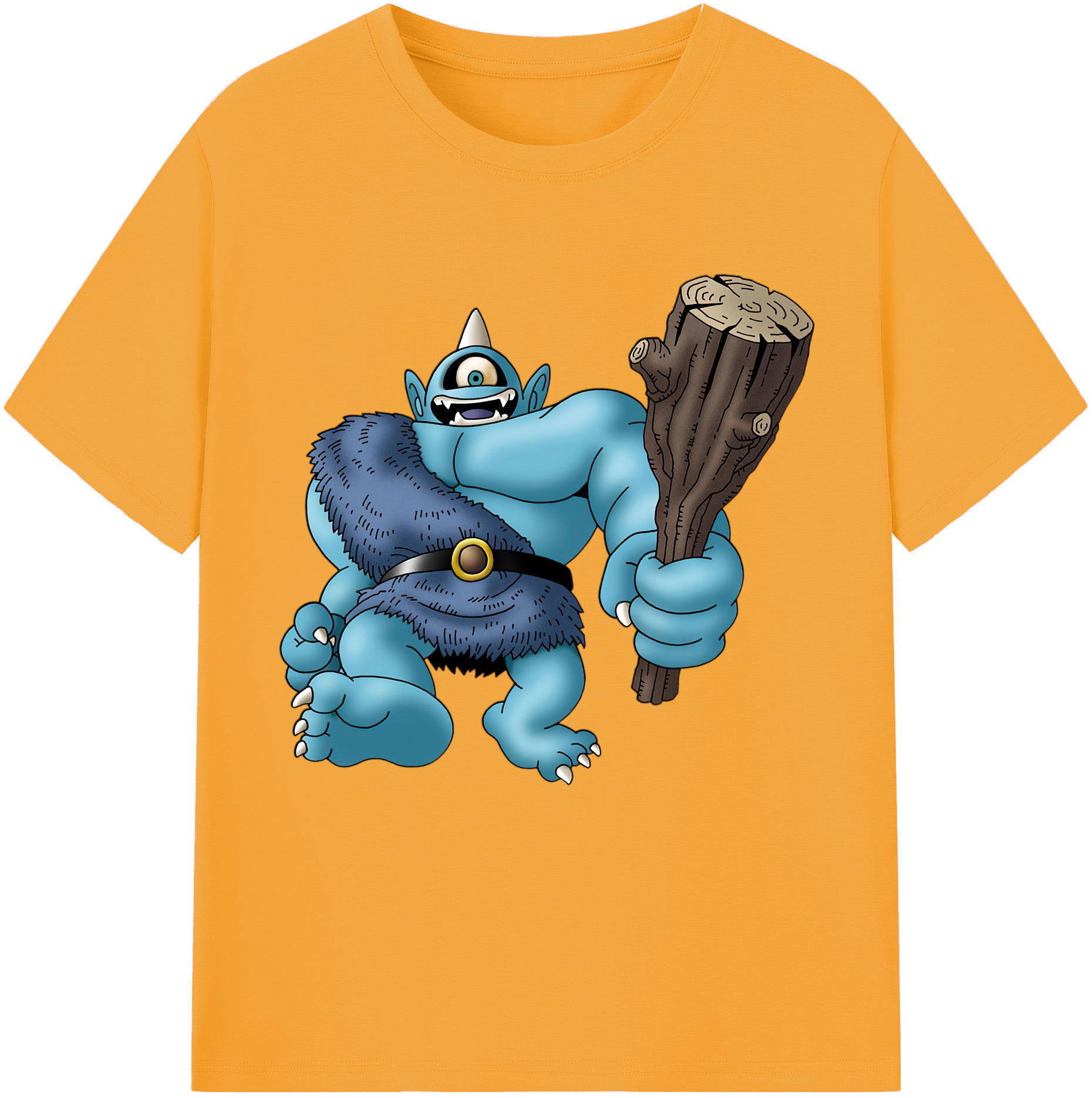 （画像用） ドラゴンクエスト Doragon Kuesuto Dragon Quest 綿100％半袖Tシャツ（フロントプリント）