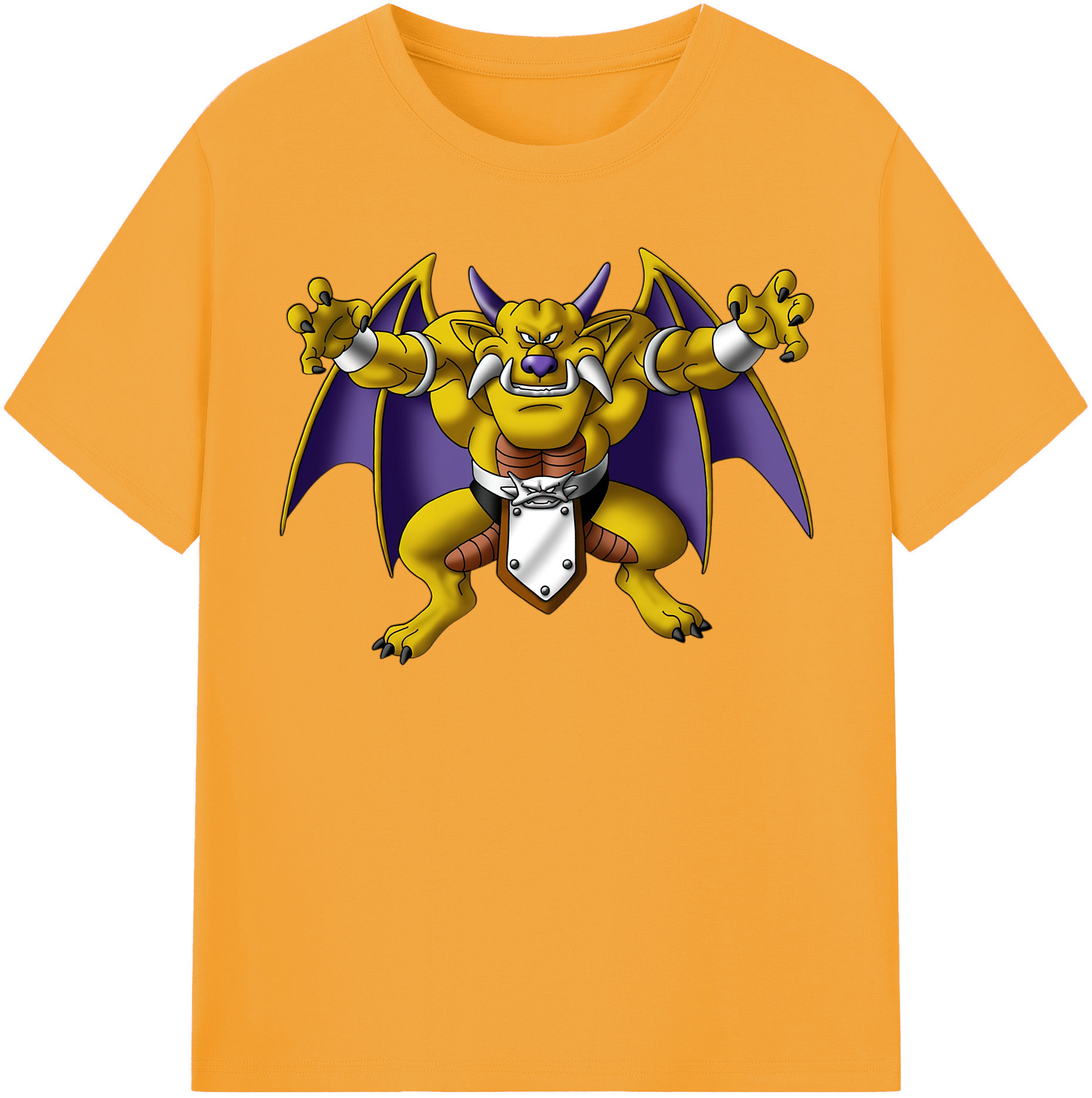 （画像用） ドラゴンクエスト Doragon Kuesuto Dragon Quest 綿100％半袖Tシャツ（フロントプリント）