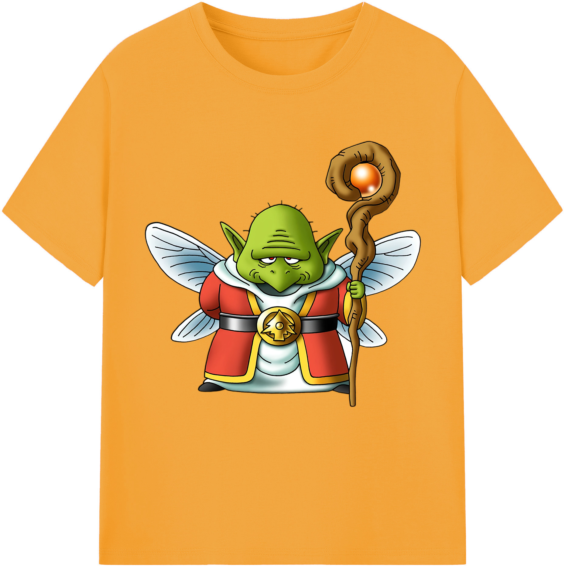 （画像用） ドラゴンクエスト Doragon Kuesuto Dragon Quest 綿100％半袖Tシャツ（フロントプリント）