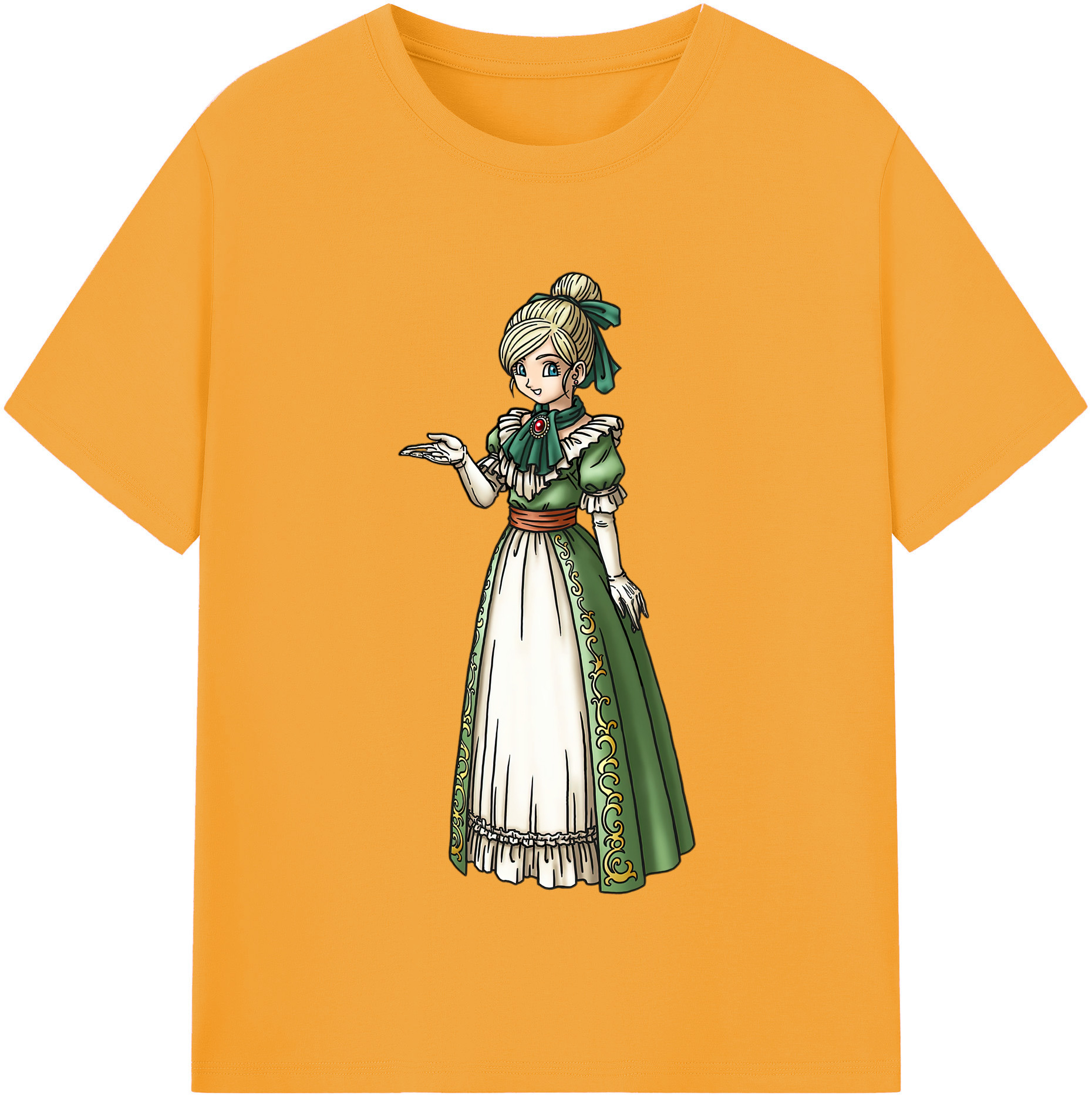 （画像用） ドラゴンクエスト Doragon Kuesuto Dragon Quest 綿100％半袖Tシャツ（フロントプリント）