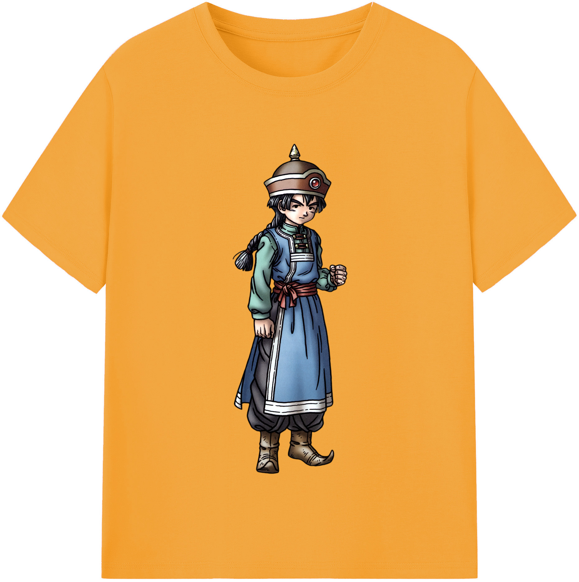 （画像用） ドラゴンクエスト Doragon Kuesuto Dragon Quest 綿100％半袖Tシャツ（フロントプリント）