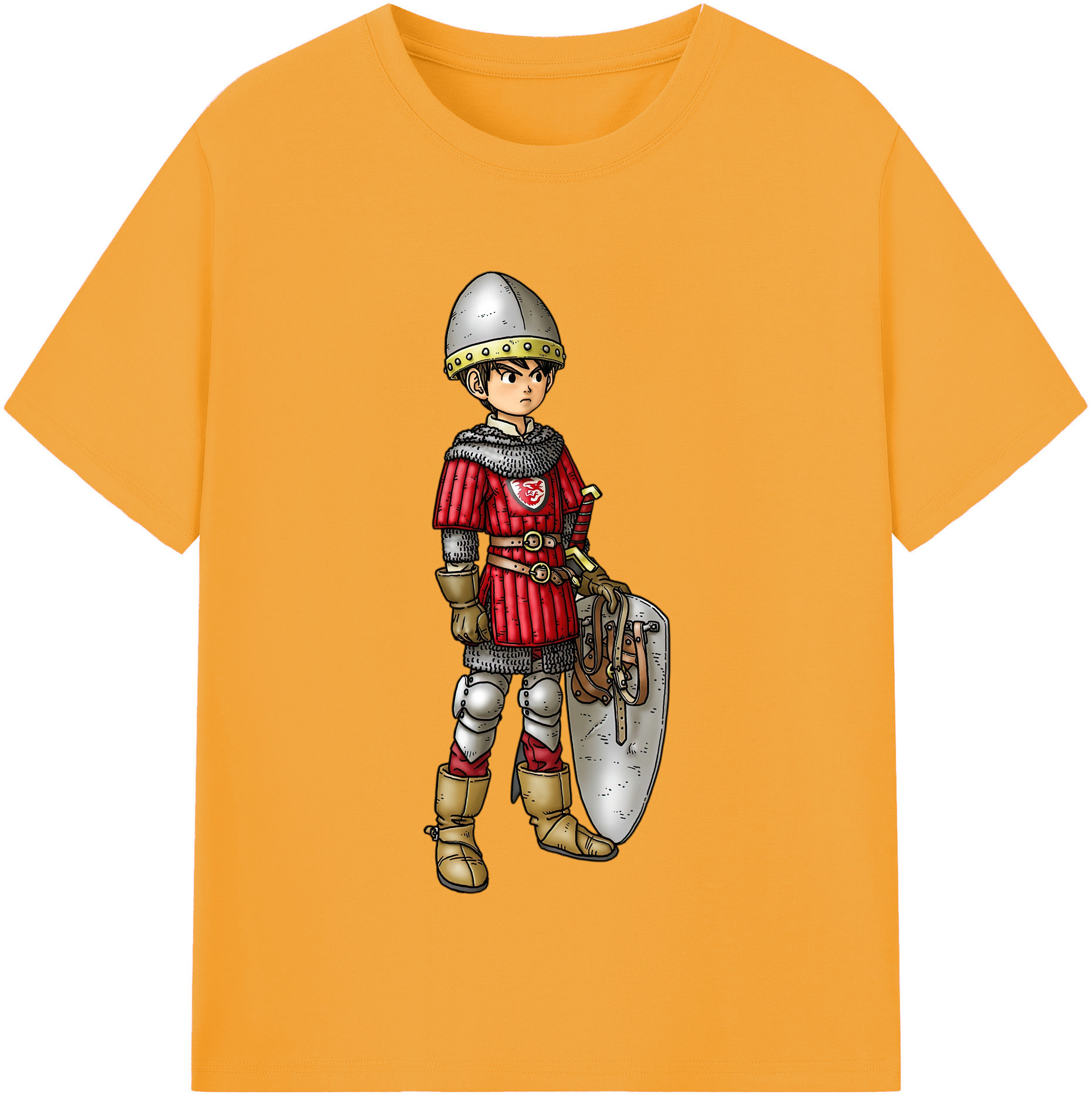 （画像用） ドラゴンクエスト Doragon Kuesuto Dragon Quest 綿100％半袖Tシャツ（フロントプリント）