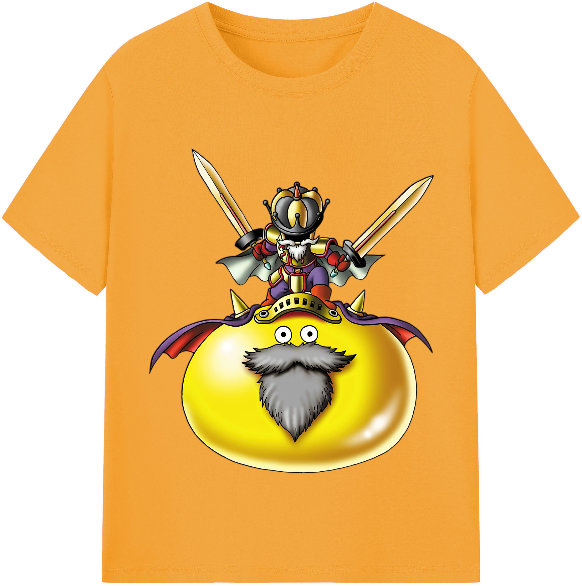 （画像用） ドラゴンクエスト Doragon Kuesuto Dragon Quest 綿100％半袖Tシャツ（フロントプリント）