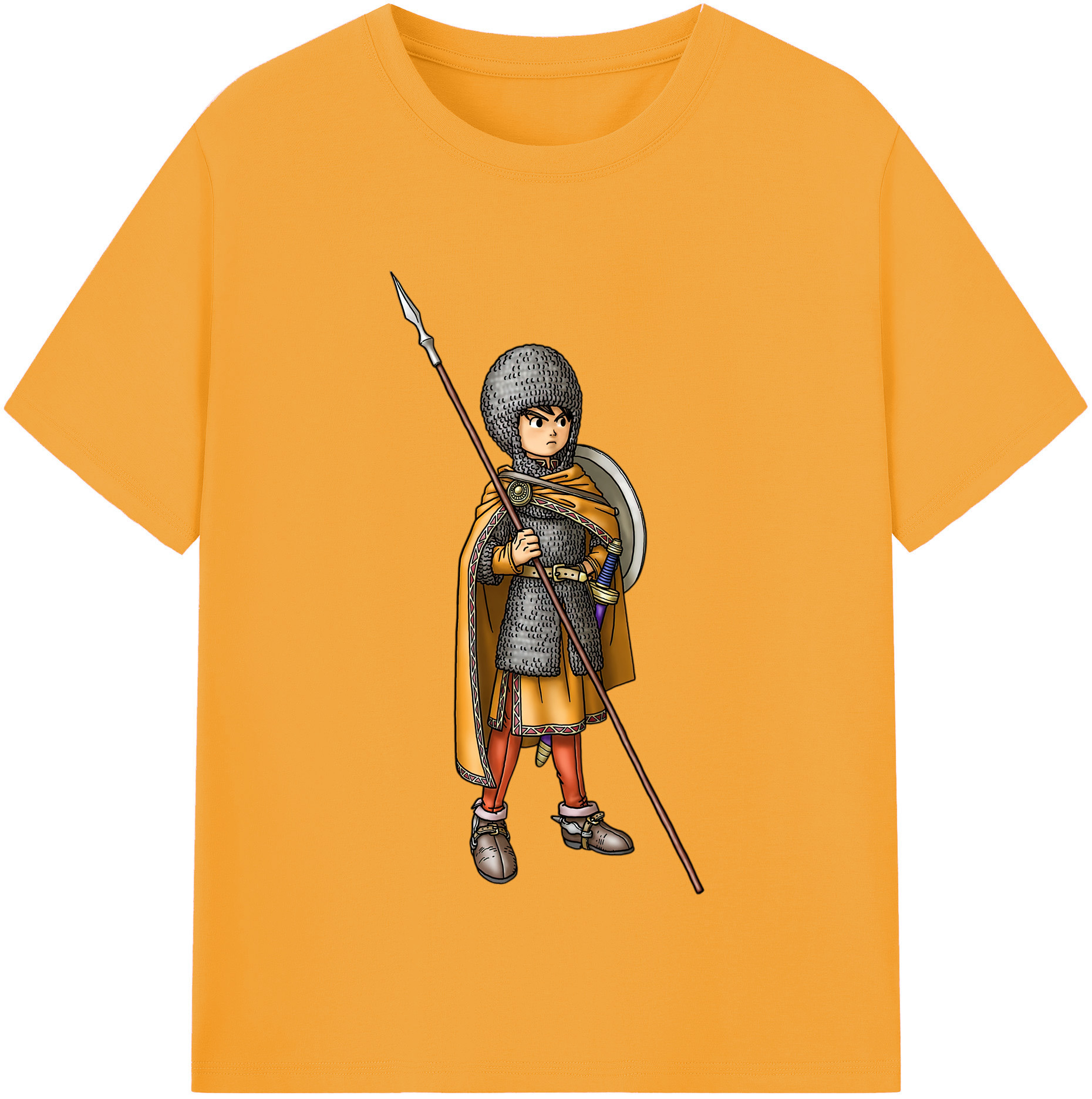 （画像用） ドラゴンクエスト Doragon Kuesuto Dragon Quest 綿100％半袖Tシャツ（フロントプリント）