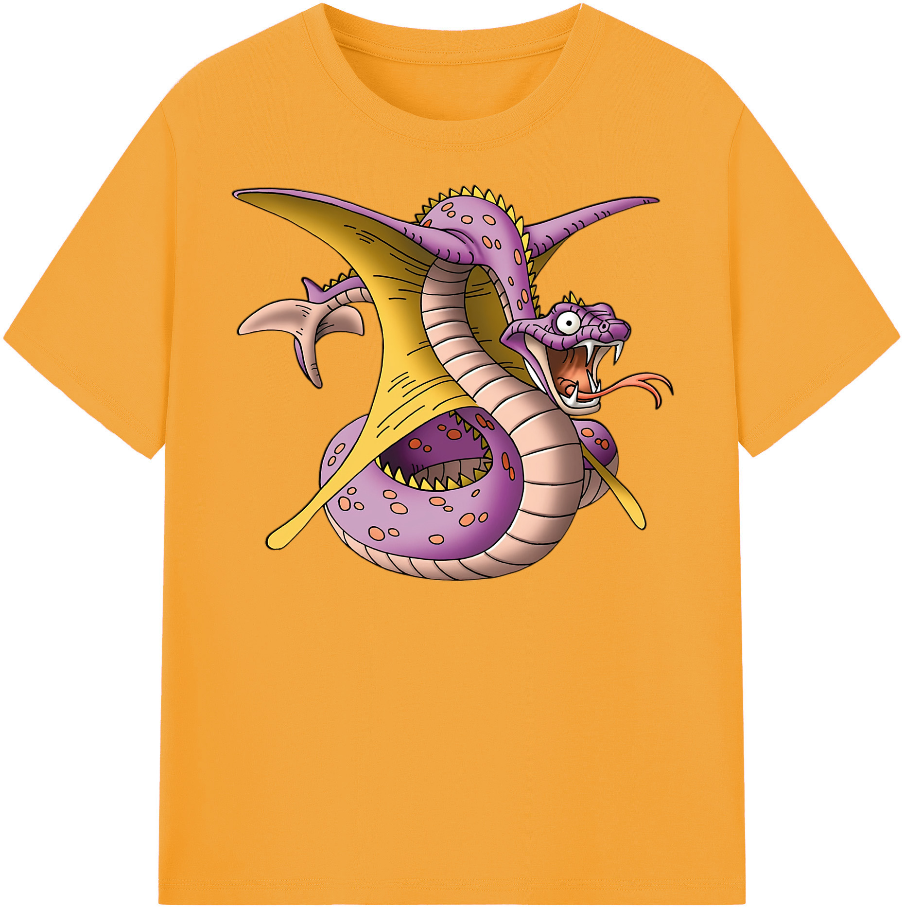 （画像用） ドラゴンクエスト Doragon Kuesuto Dragon Quest 綿100％半袖Tシャツ（フロントプリント）