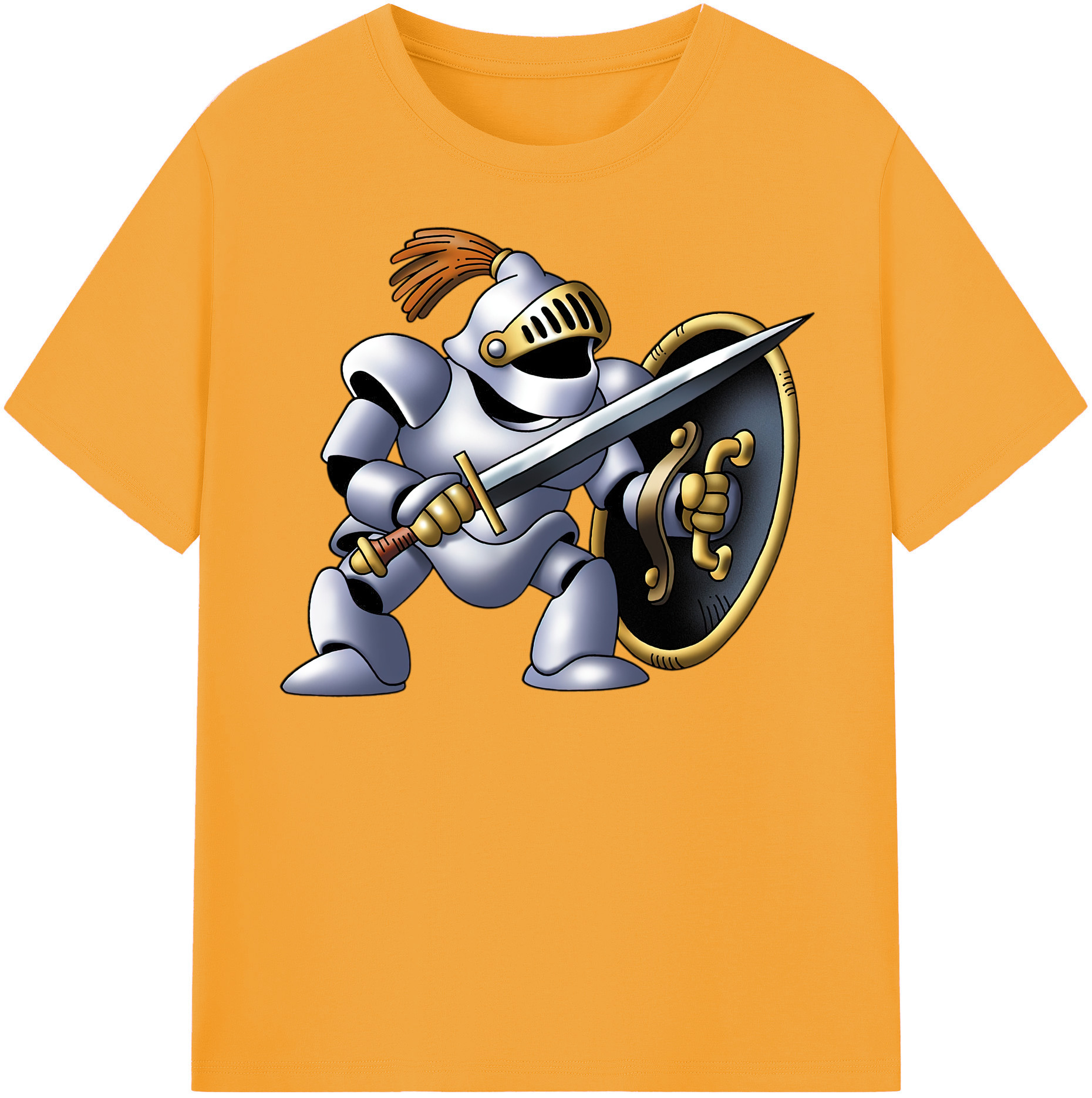 （画像用） ドラゴンクエスト Doragon Kuesuto Dragon Quest 綿100％半袖Tシャツ（フロントプリント）