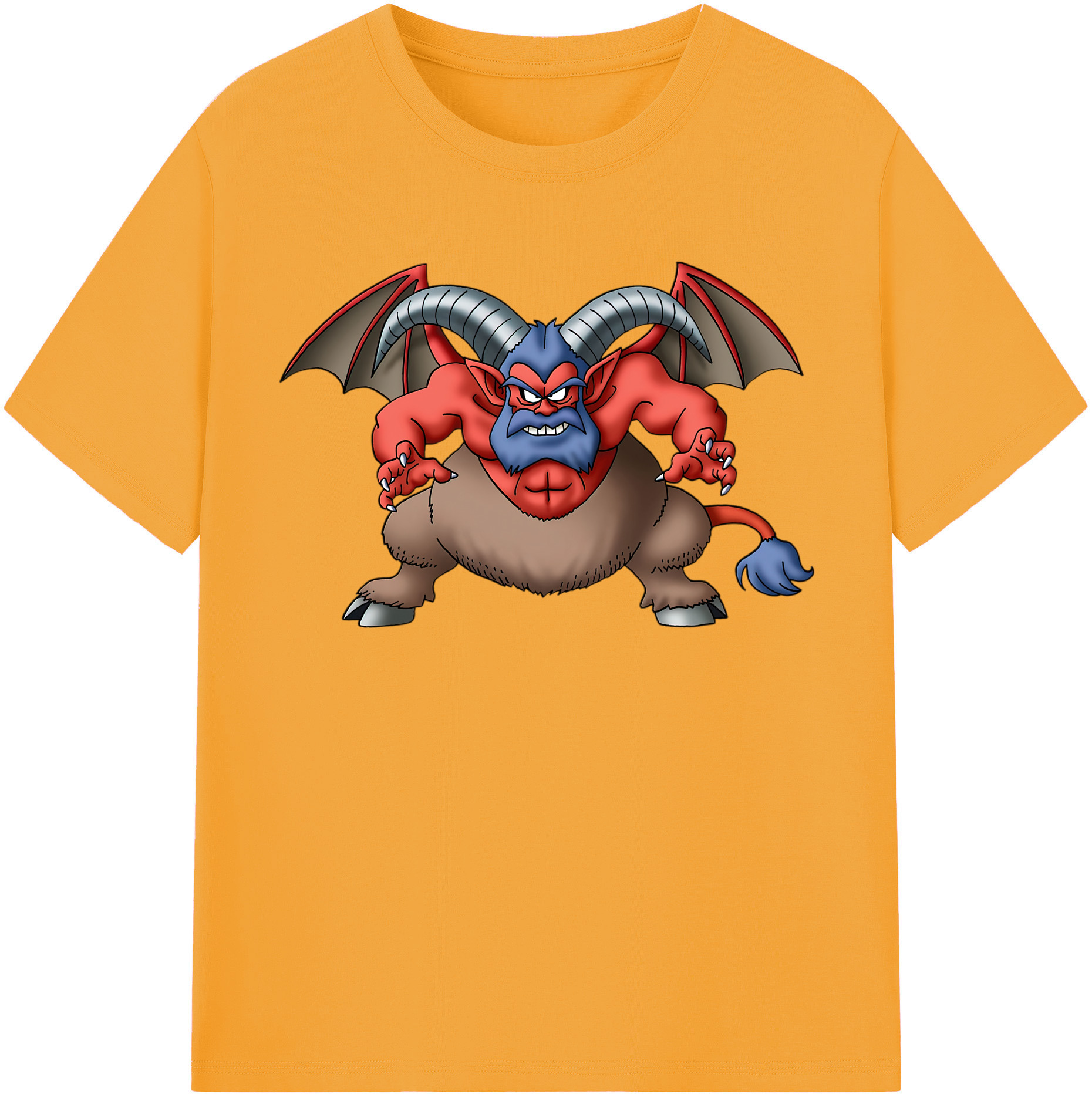 （画像用） ドラゴンクエスト Doragon Kuesuto Dragon Quest 綿100％半袖Tシャツ（フロントプリント）