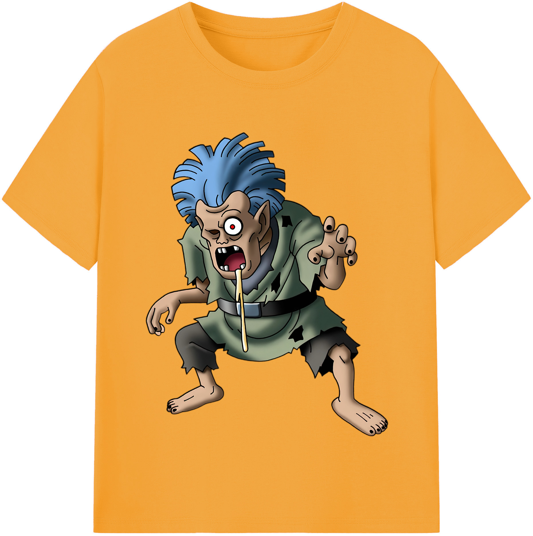 （画像用） ドラゴンクエスト Doragon Kuesuto Dragon Quest 綿100％半袖Tシャツ（フロントプリント）
