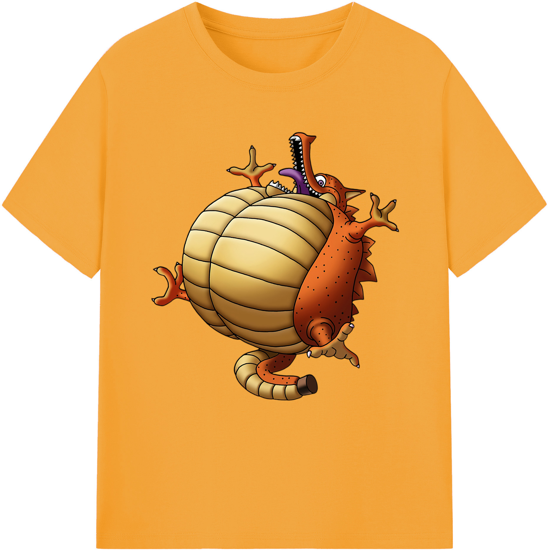 （画像用） ドラゴンクエスト Doragon Kuesuto Dragon Quest 綿100％半袖Tシャツ（フロントプリント）