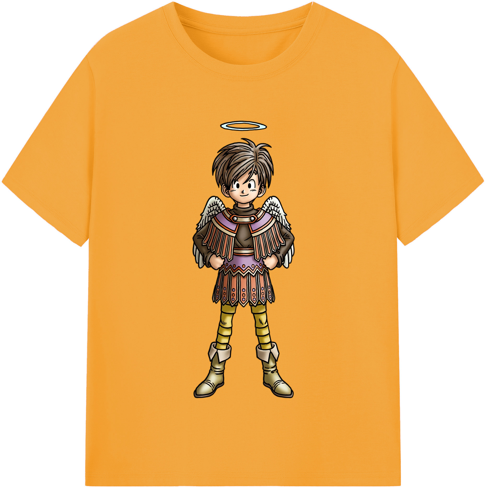 （画像用） ドラゴンクエスト Doragon Kuesuto Dragon Quest 綿100％半袖Tシャツ（フロントプリント）