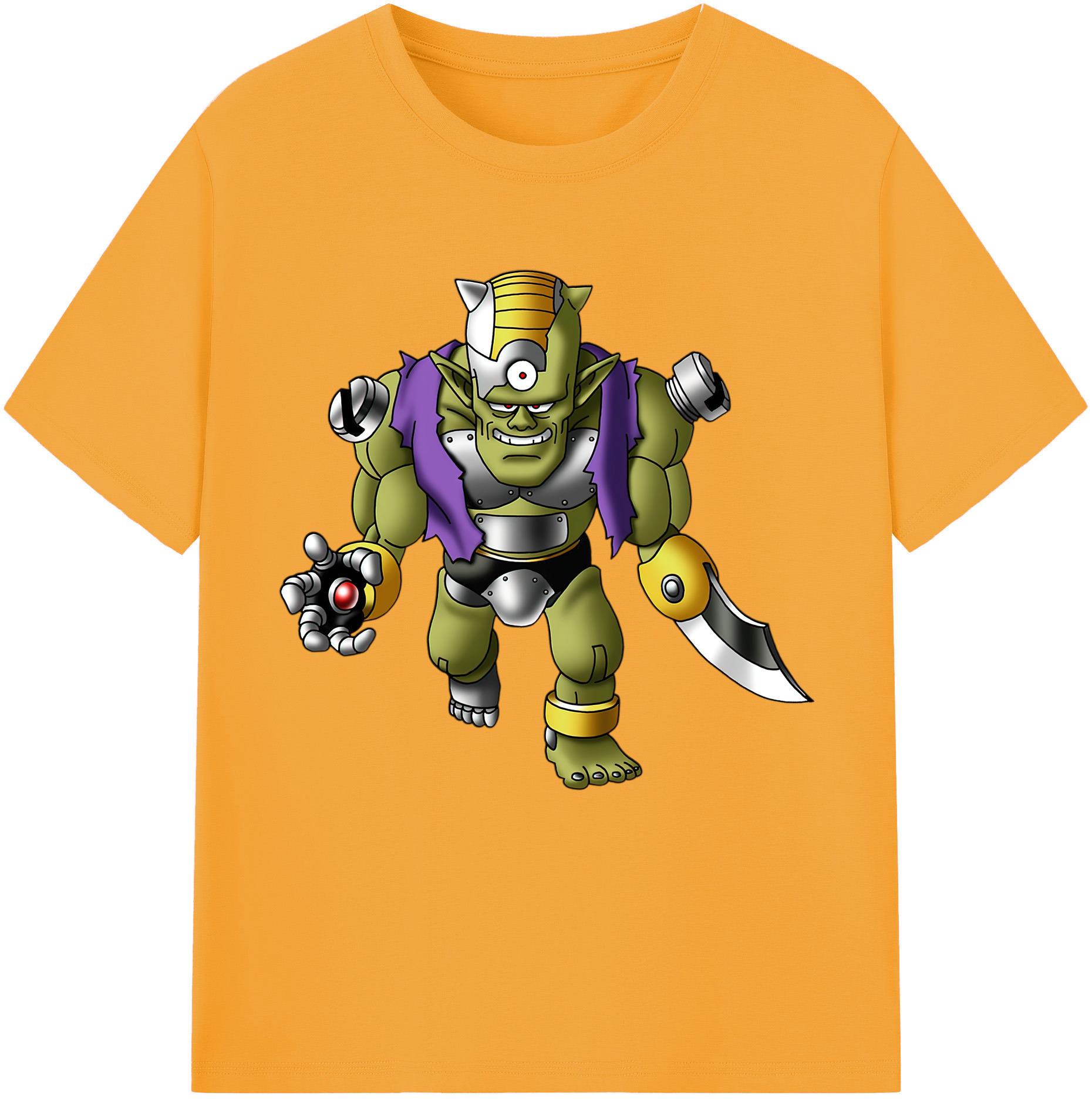 （画像用） ドラゴンクエスト Doragon Kuesuto Dragon Quest 綿100％半袖Tシャツ（フロントプリント）