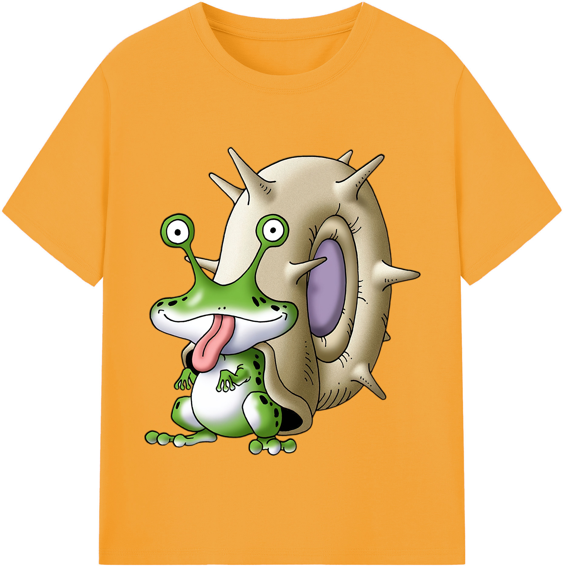 （画像用） ドラゴンクエスト Doragon Kuesuto Dragon Quest 綿100％半袖Tシャツ（フロントプリント）