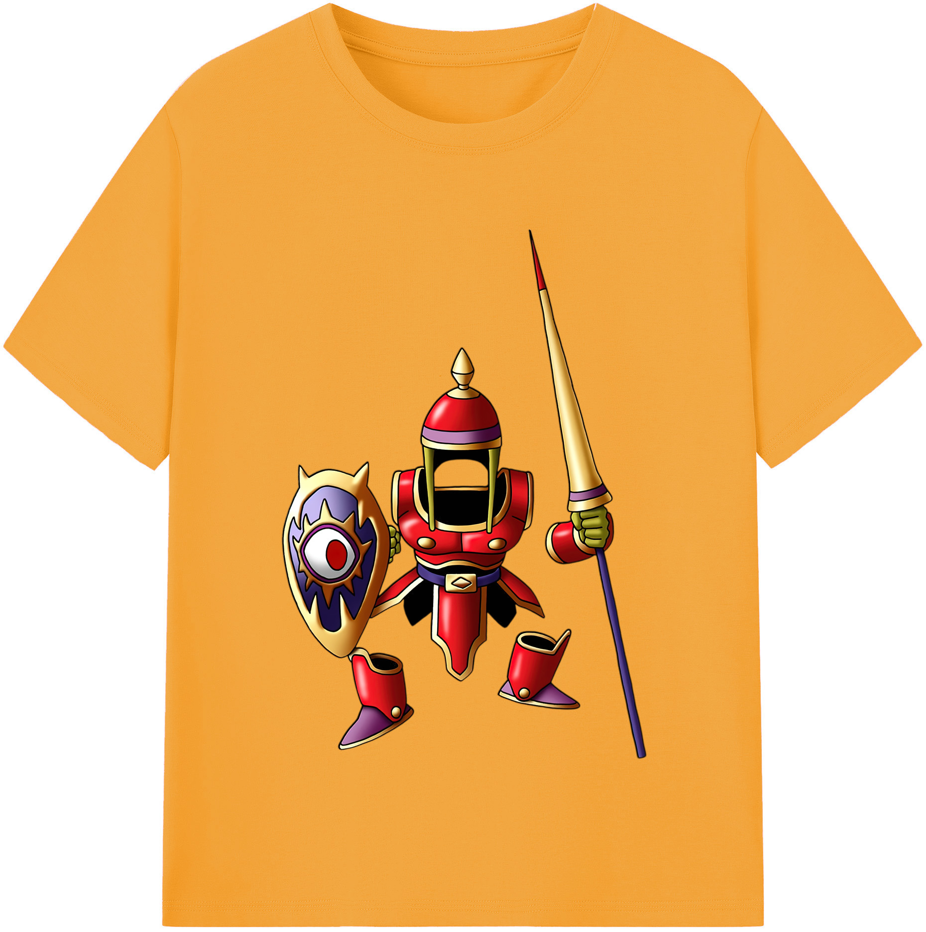 （画像用） ドラゴンクエスト Doragon Kuesuto Dragon Quest 綿100％半袖Tシャツ（フロントプリント）