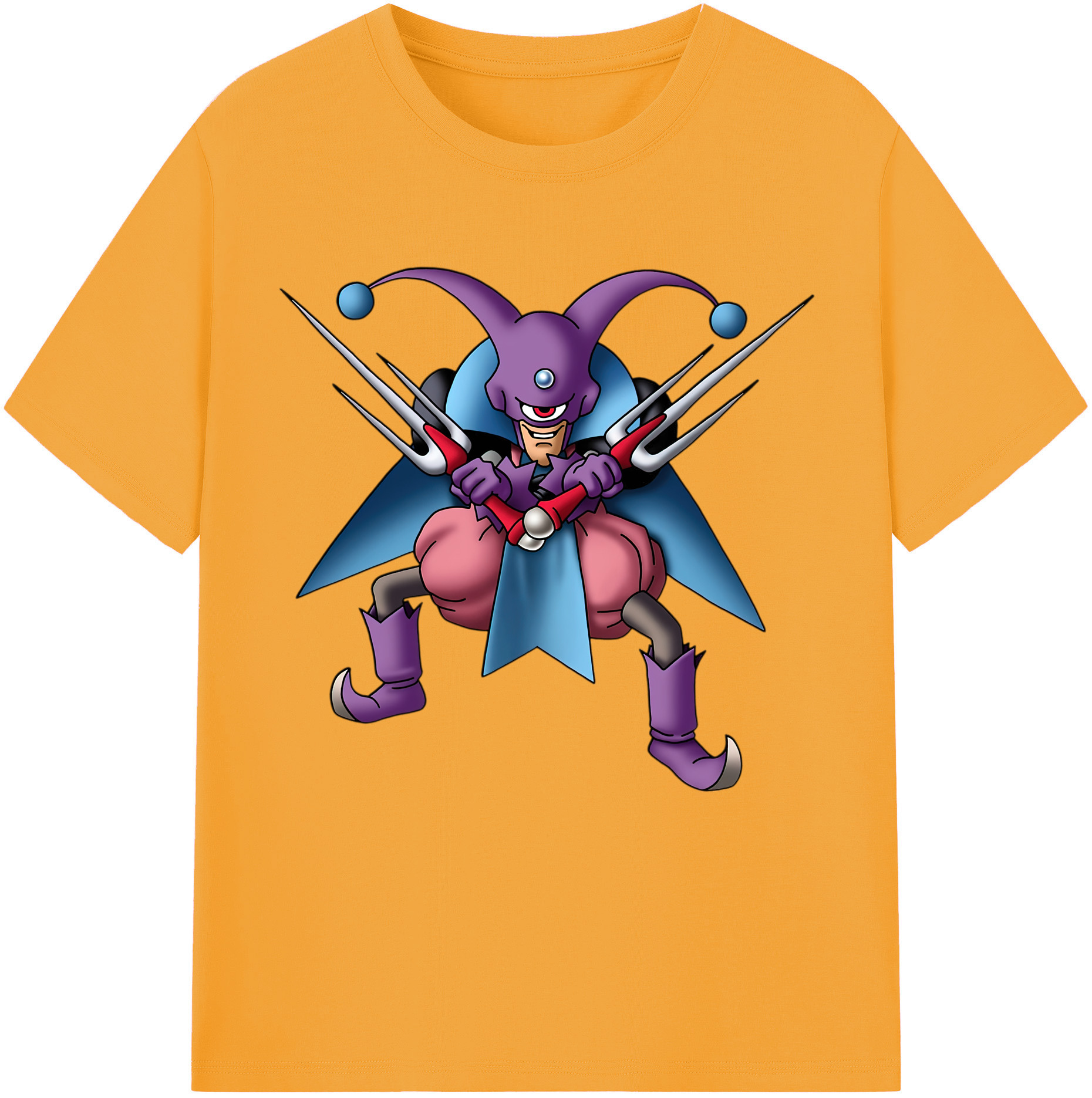 （画像用） ドラゴンクエスト Doragon Kuesuto Dragon Quest 綿100％半袖Tシャツ（フロントプリント）