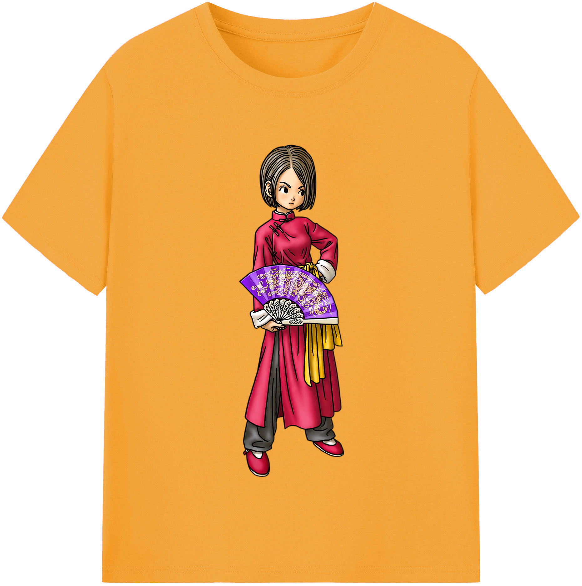 （画像用） ドラゴンクエスト Doragon Kuesuto Dragon Quest 綿100％半袖Tシャツ（フロントプリント）
