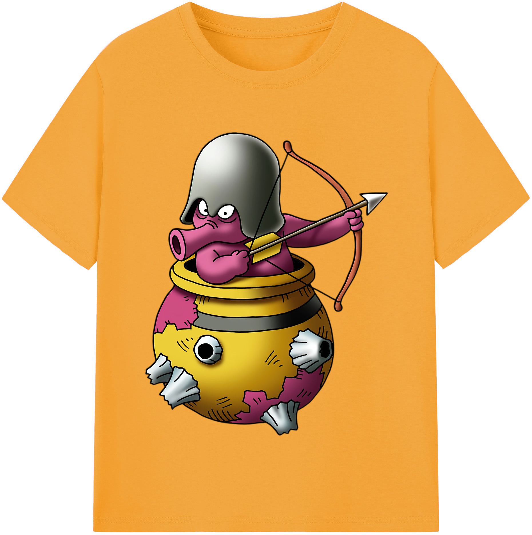 （画像用） ドラゴンクエスト Doragon Kuesuto Dragon Quest 綿100％半袖Tシャツ（フロントプリント）