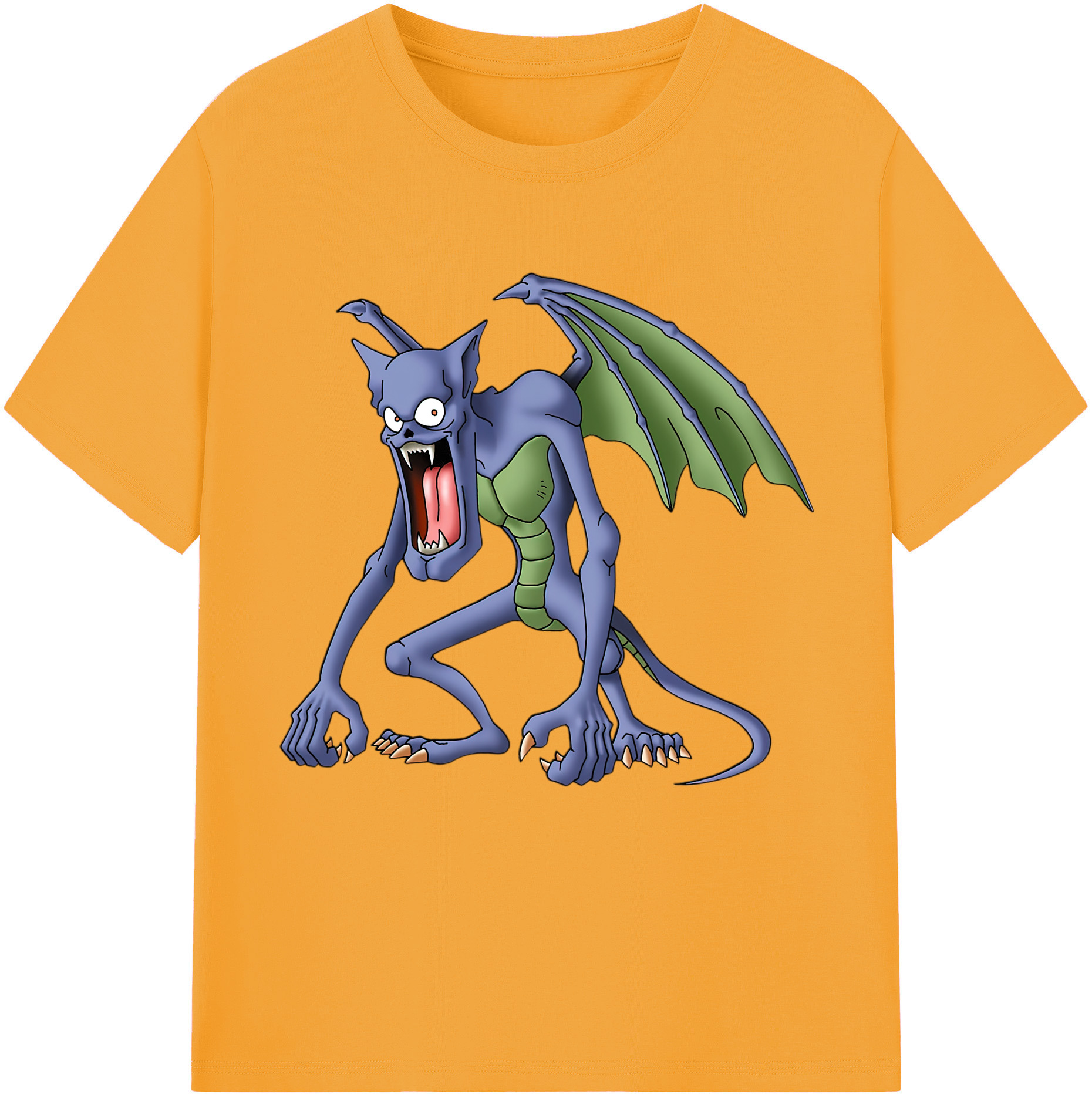 （画像用） ドラゴンクエスト Doragon Kuesuto Dragon Quest 綿100％半袖Tシャツ（フロントプリント）