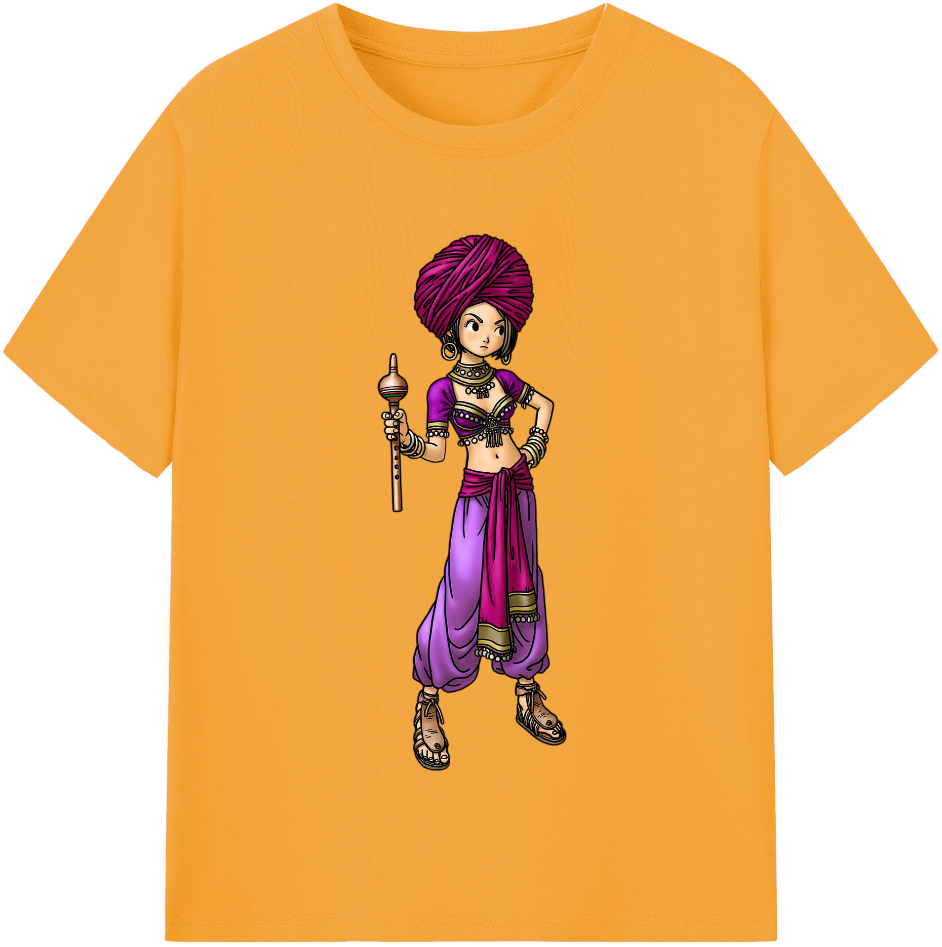 （画像用） ドラゴンクエスト Doragon Kuesuto Dragon Quest 綿100％半袖Tシャツ（フロントプリント）