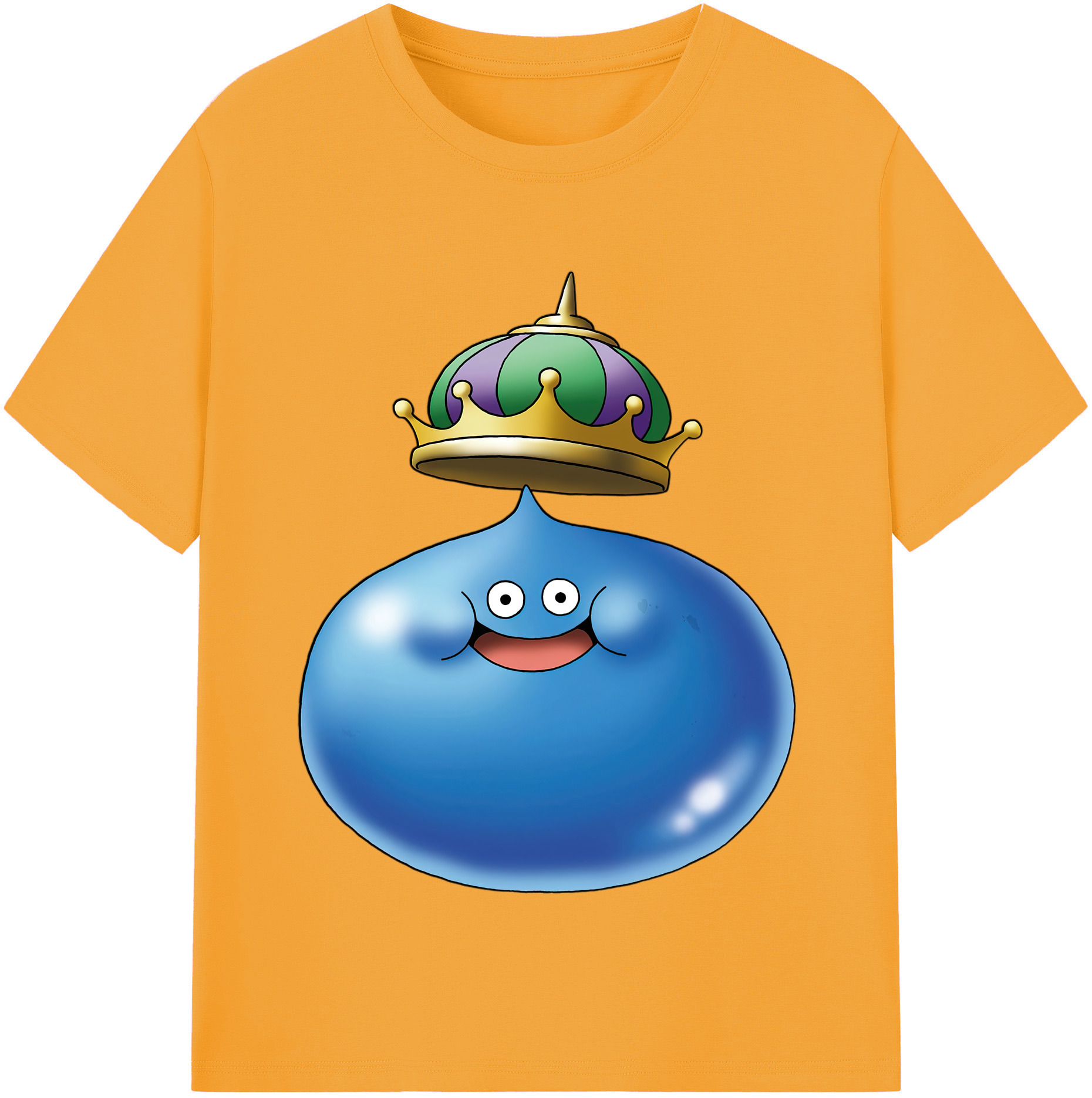 （画像用） ドラゴンクエスト Doragon Kuesuto Dragon Quest 綿100％半袖Tシャツ（フロントプリント）
