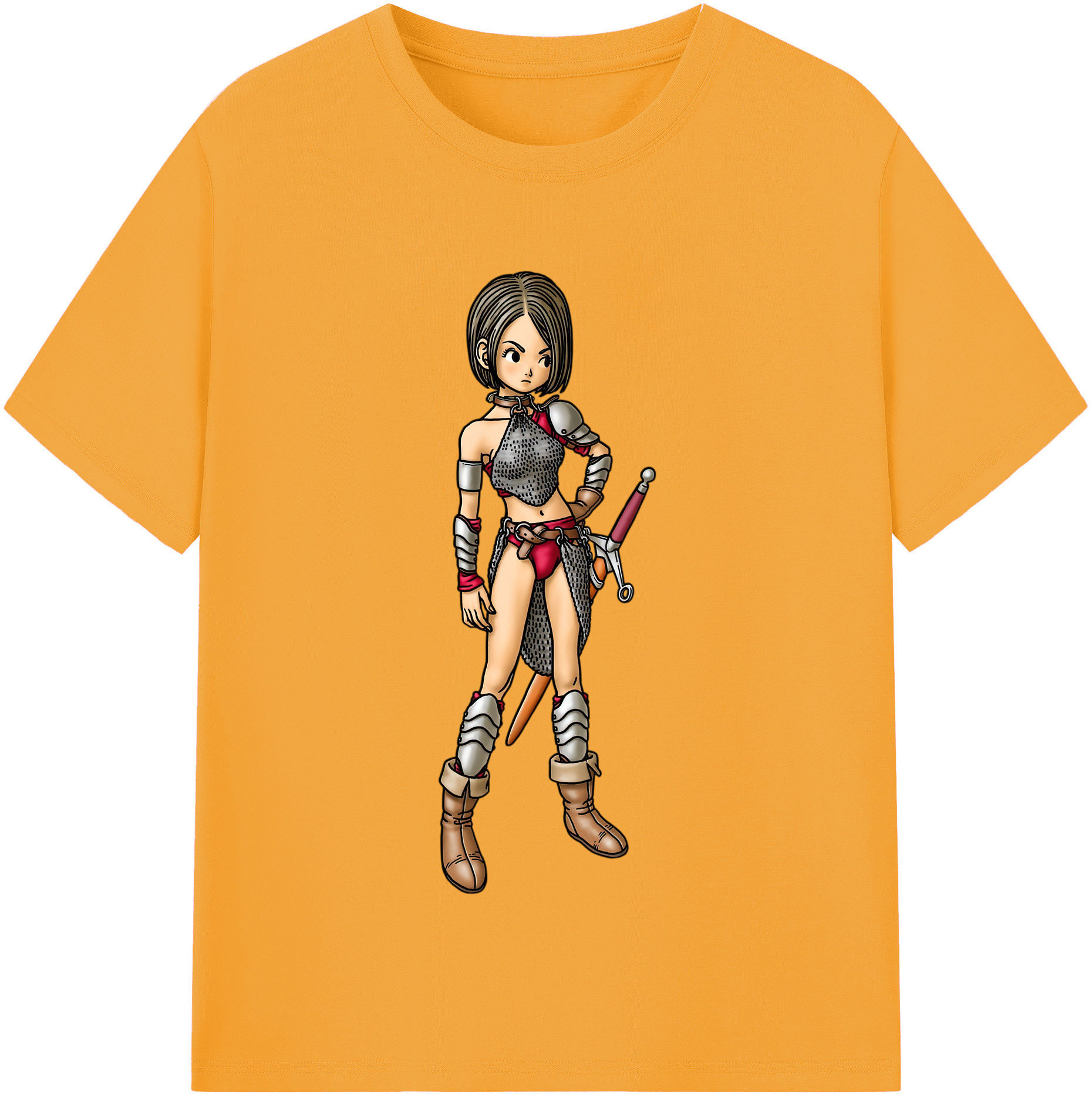 （画像用） ドラゴンクエスト Doragon Kuesuto Dragon Quest 綿100％半袖Tシャツ（フロントプリント）