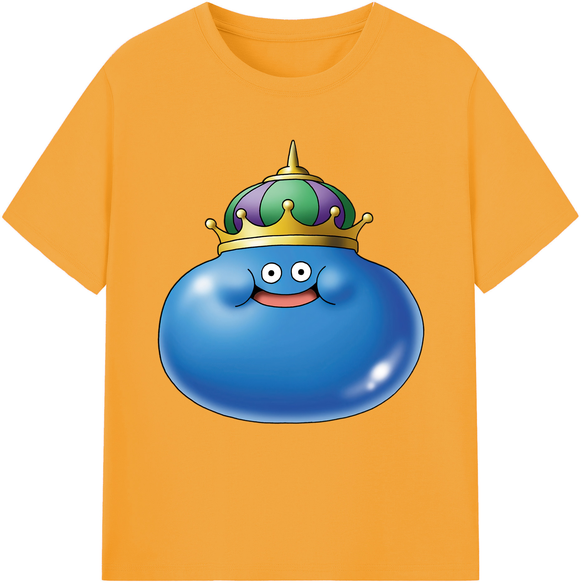 （画像用） ドラゴンクエスト Doragon Kuesuto Dragon Quest 綿100％半袖Tシャツ（フロントプリント）