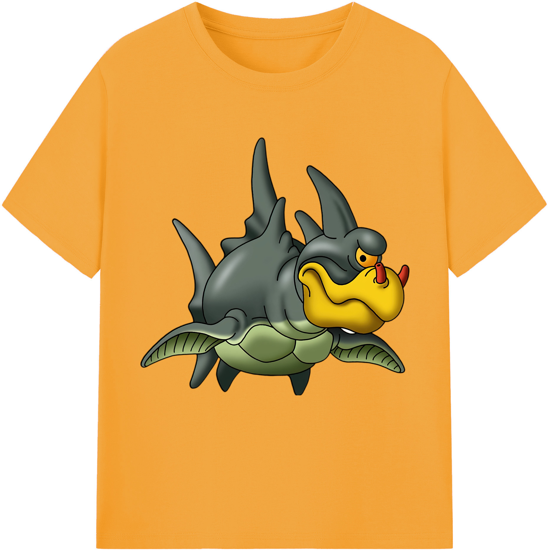 （画像用） ドラゴンクエスト Doragon Kuesuto Dragon Quest 綿100％半袖Tシャツ（フロントプリント）