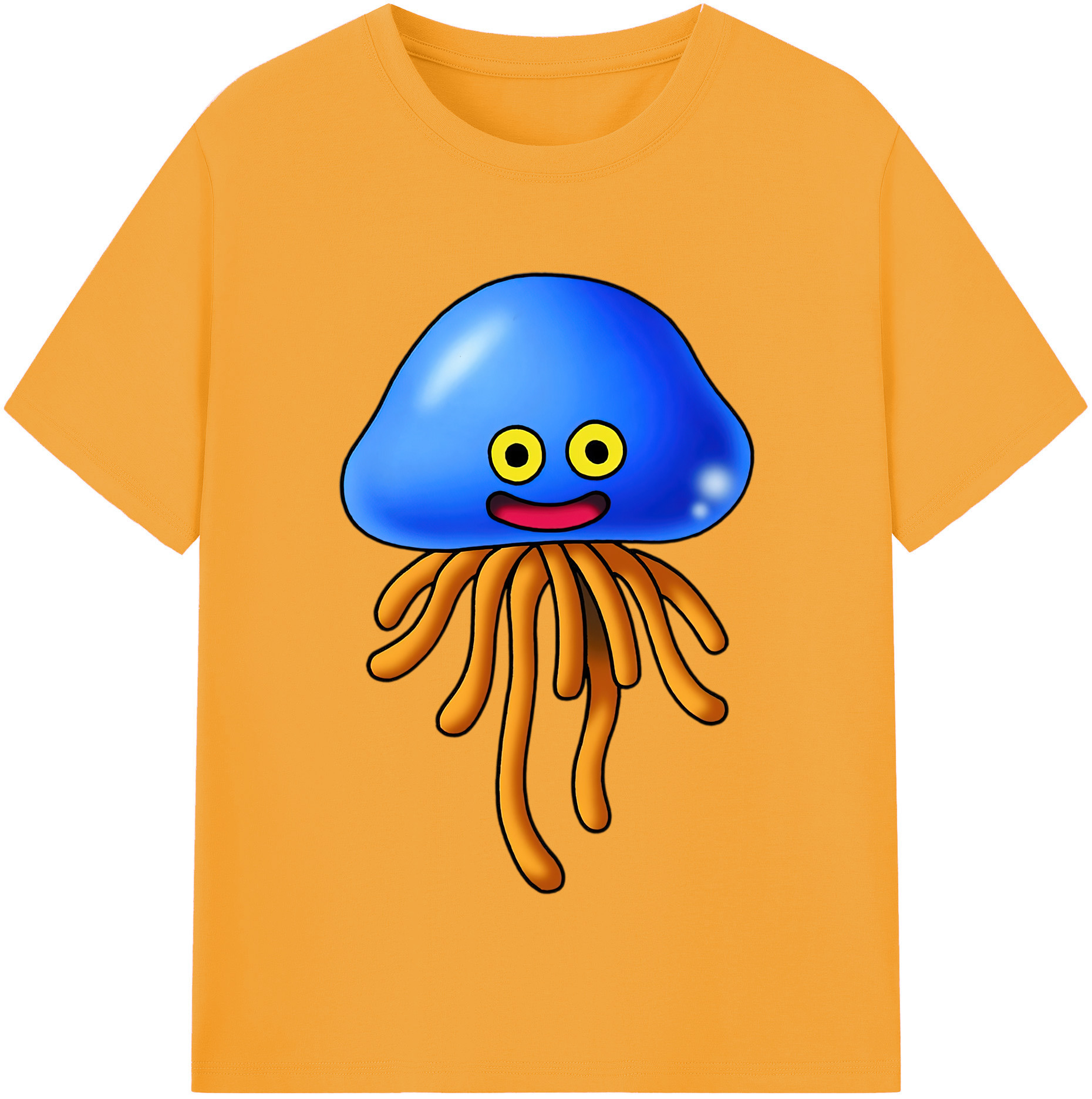 （画像用） ドラゴンクエスト Doragon Kuesuto Dragon Quest 綿100％半袖Tシャツ（フロントプリント）