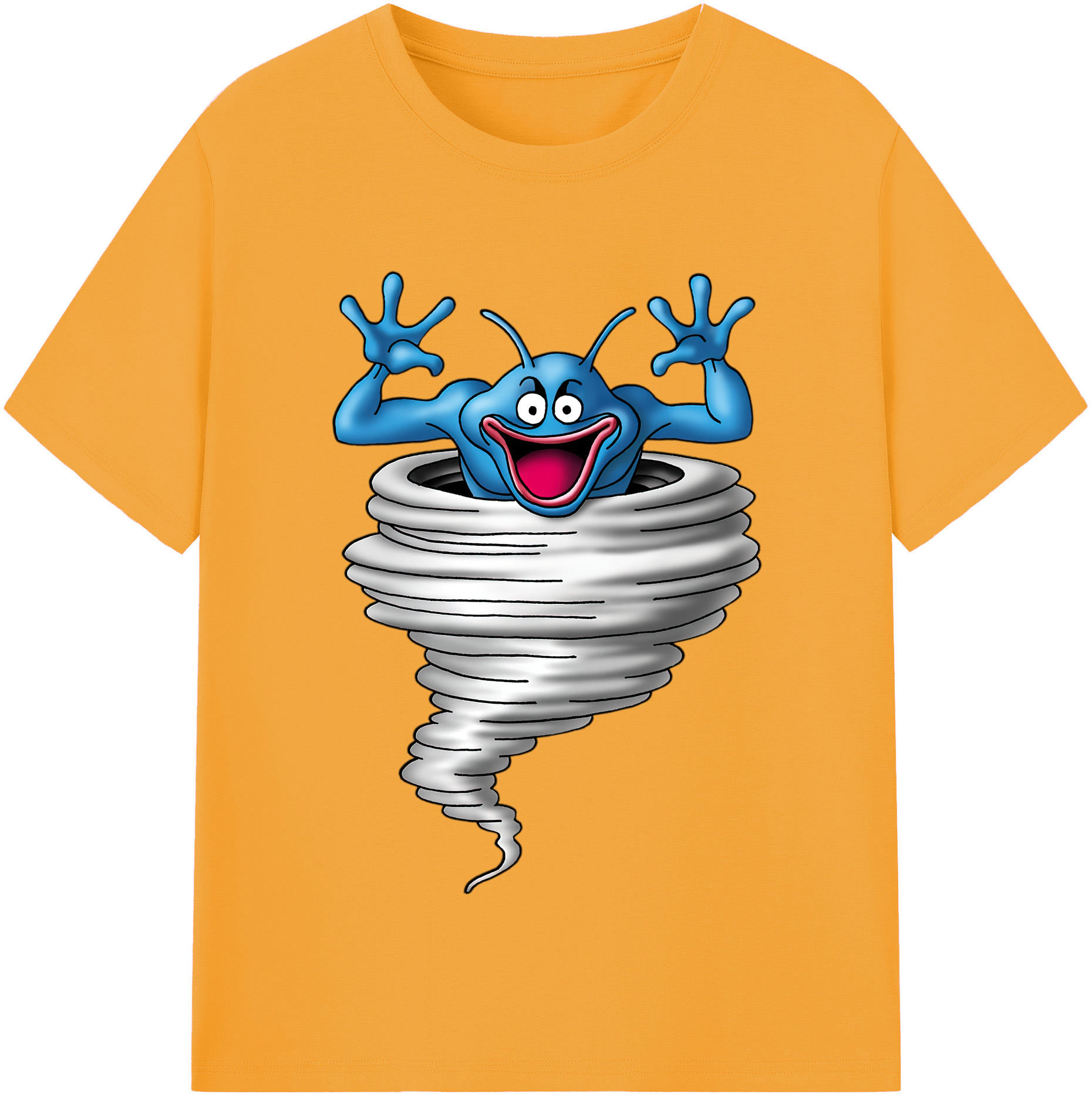（画像用） ドラゴンクエスト Doragon Kuesuto Dragon Quest 綿100％半袖Tシャツ（フロントプリント）
