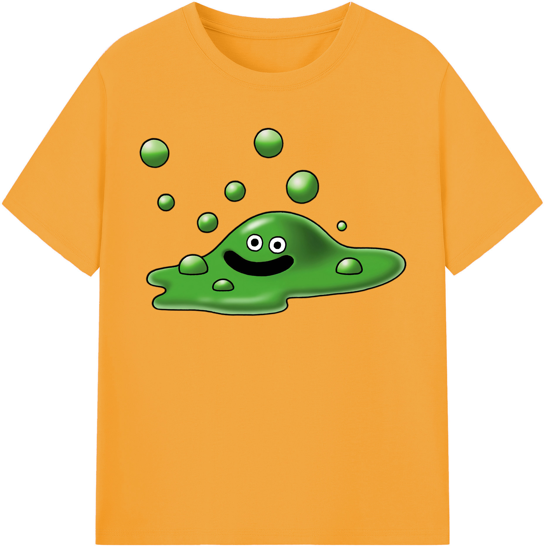 （画像用） ドラゴンクエスト Doragon Kuesuto Dragon Quest 綿100％半袖Tシャツ（フロントプリント）