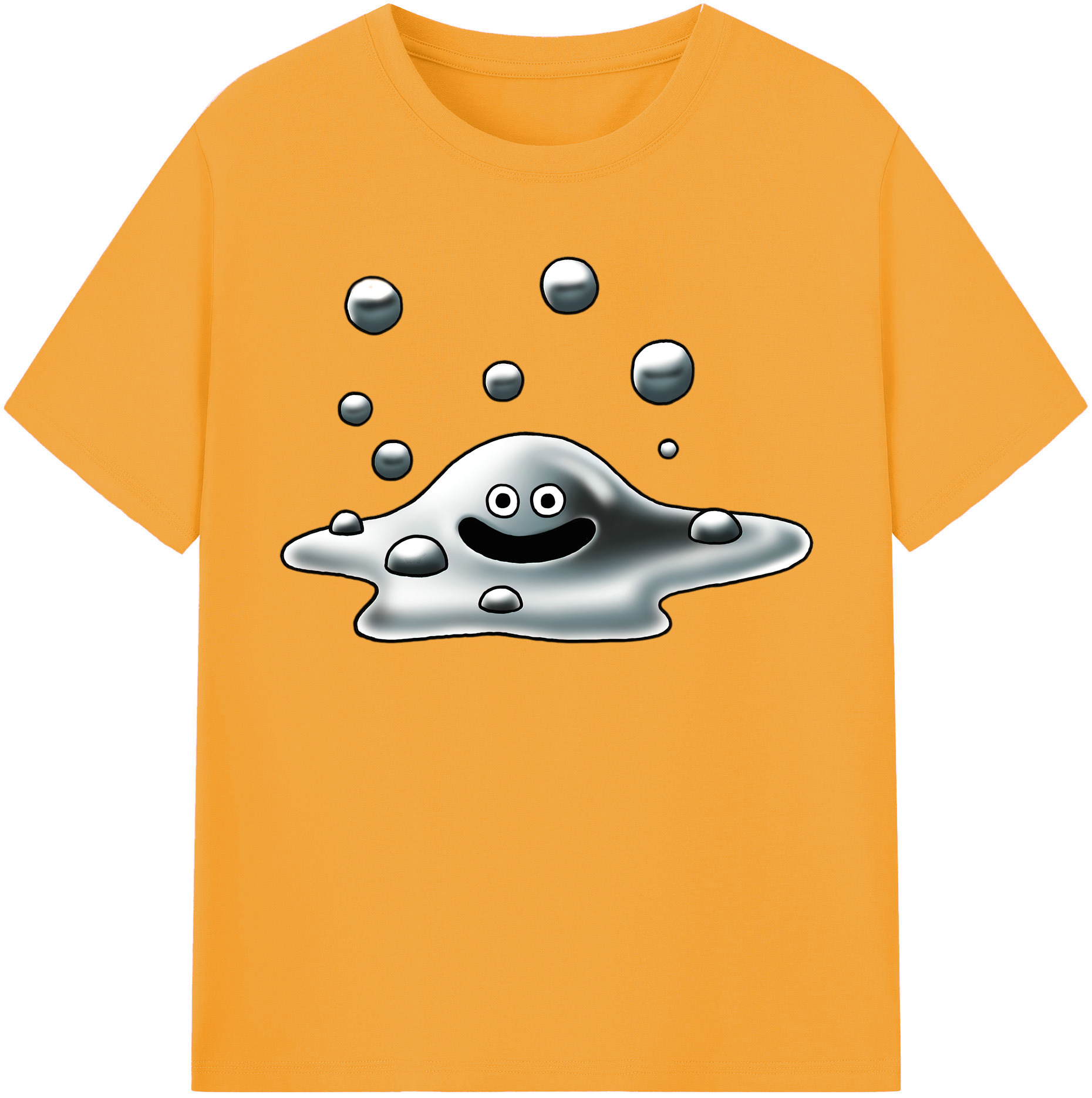 （画像用） ドラゴンクエスト Doragon Kuesuto Dragon Quest 綿100％半袖Tシャツ（フロントプリント）