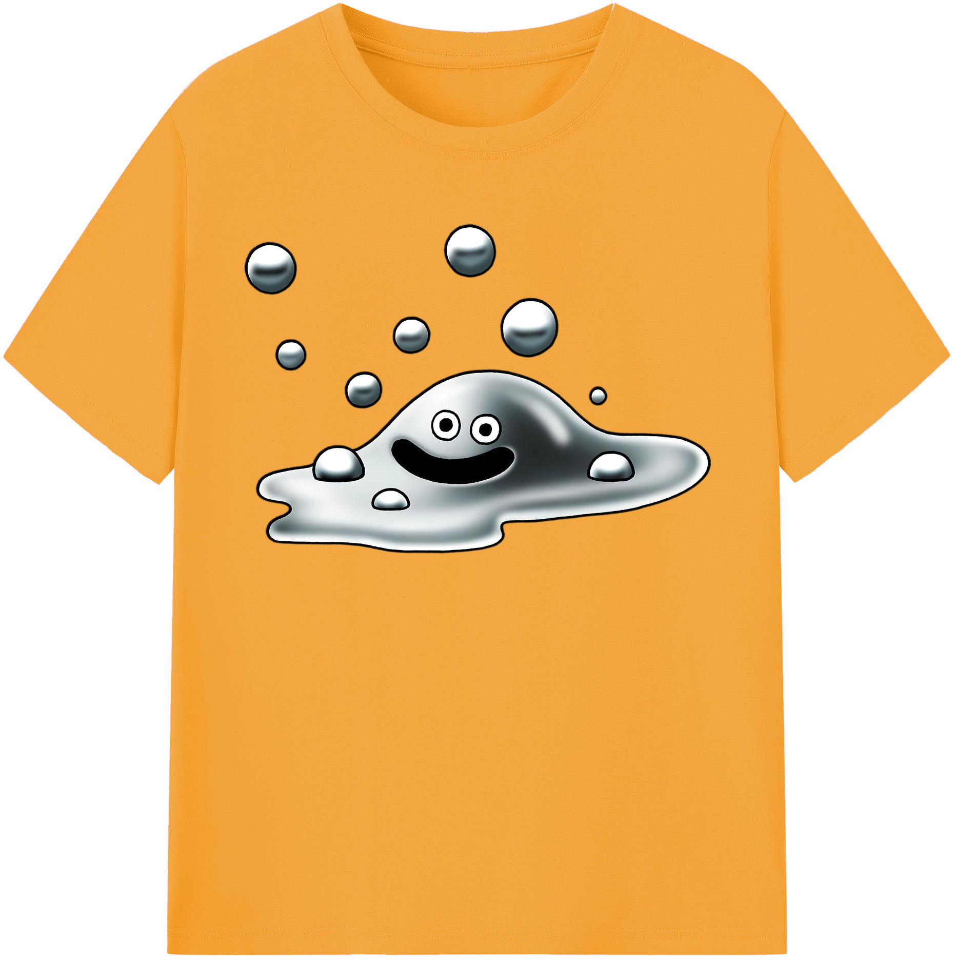 （画像用） ドラゴンクエスト Doragon Kuesuto Dragon Quest 綿100％半袖Tシャツ（フロントプリント）