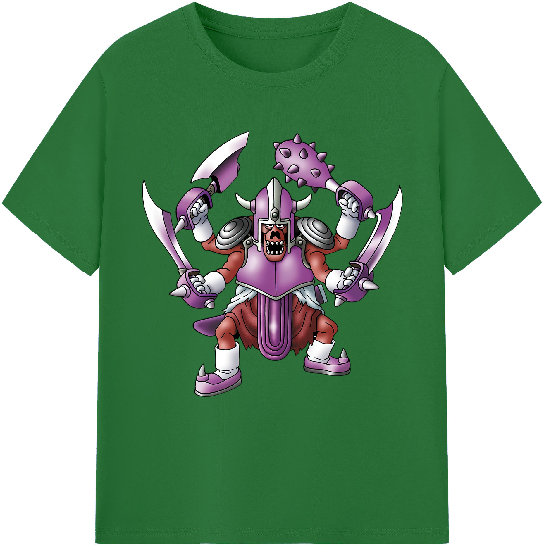 （画像用） ドラゴンクエスト Doragon Kuesuto Dragon Quest 綿100％半袖Tシャツ（フロントプリント）