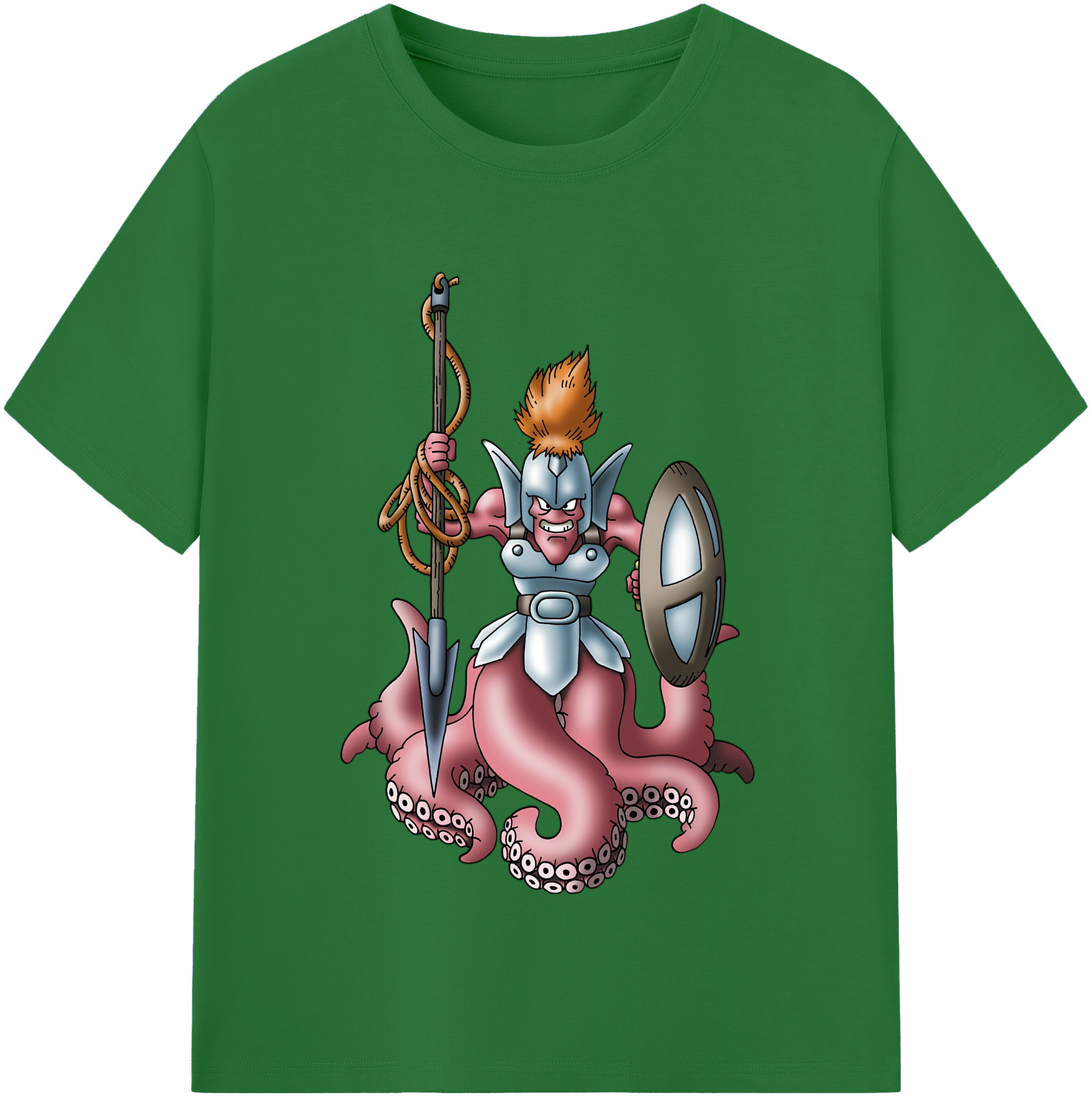 （画像用） ドラゴンクエスト Doragon Kuesuto Dragon Quest 綿100％半袖Tシャツ（フロントプリント）