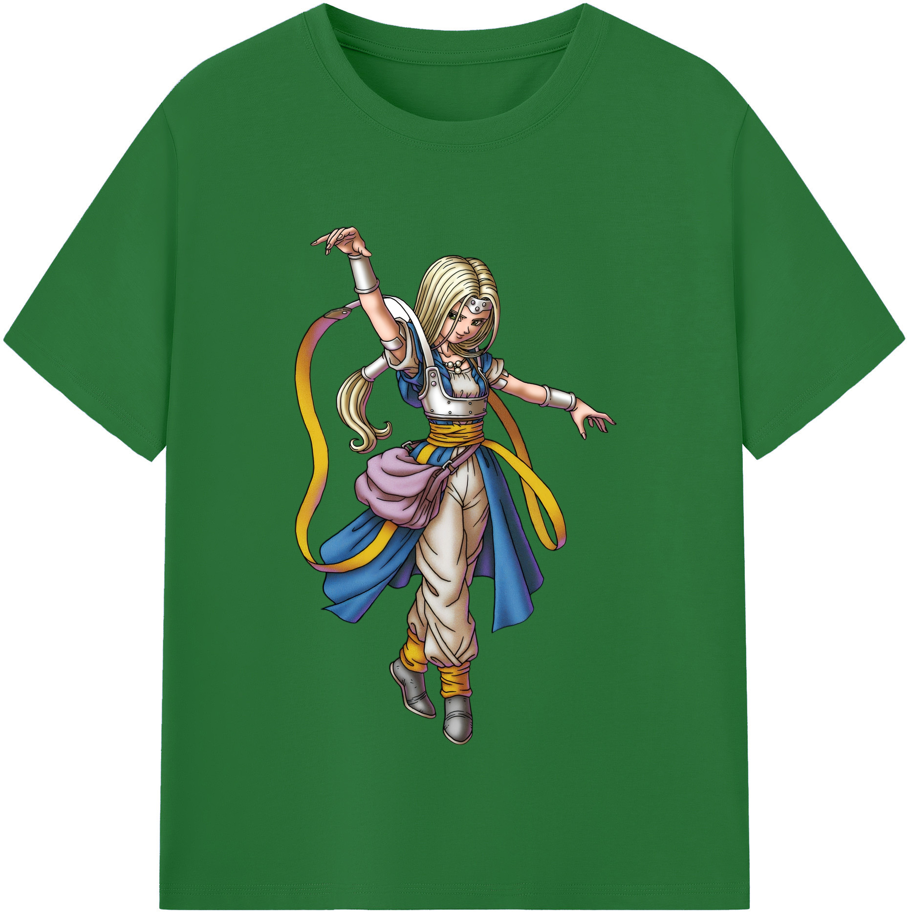 （画像用） ドラゴンクエスト Doragon Kuesuto Dragon Quest 綿100％半袖Tシャツ（フロントプリント）
