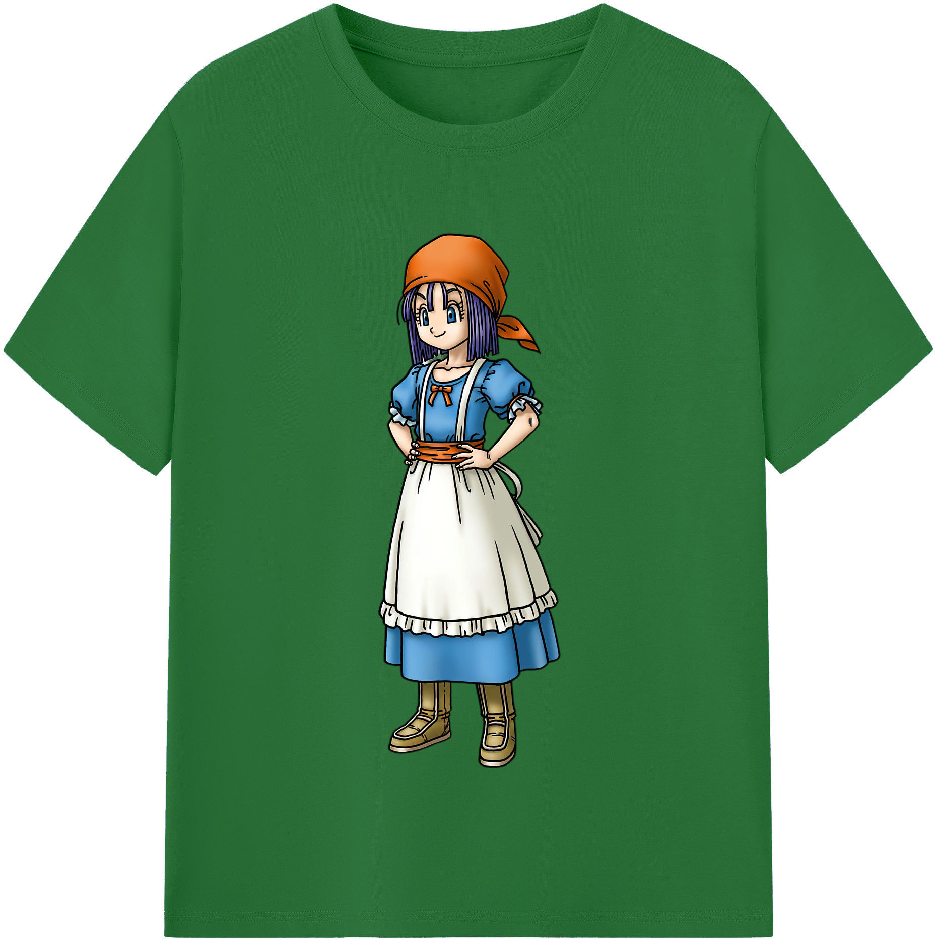 （画像用） ドラゴンクエスト Doragon Kuesuto Dragon Quest 綿100％半袖Tシャツ（フロントプリント）