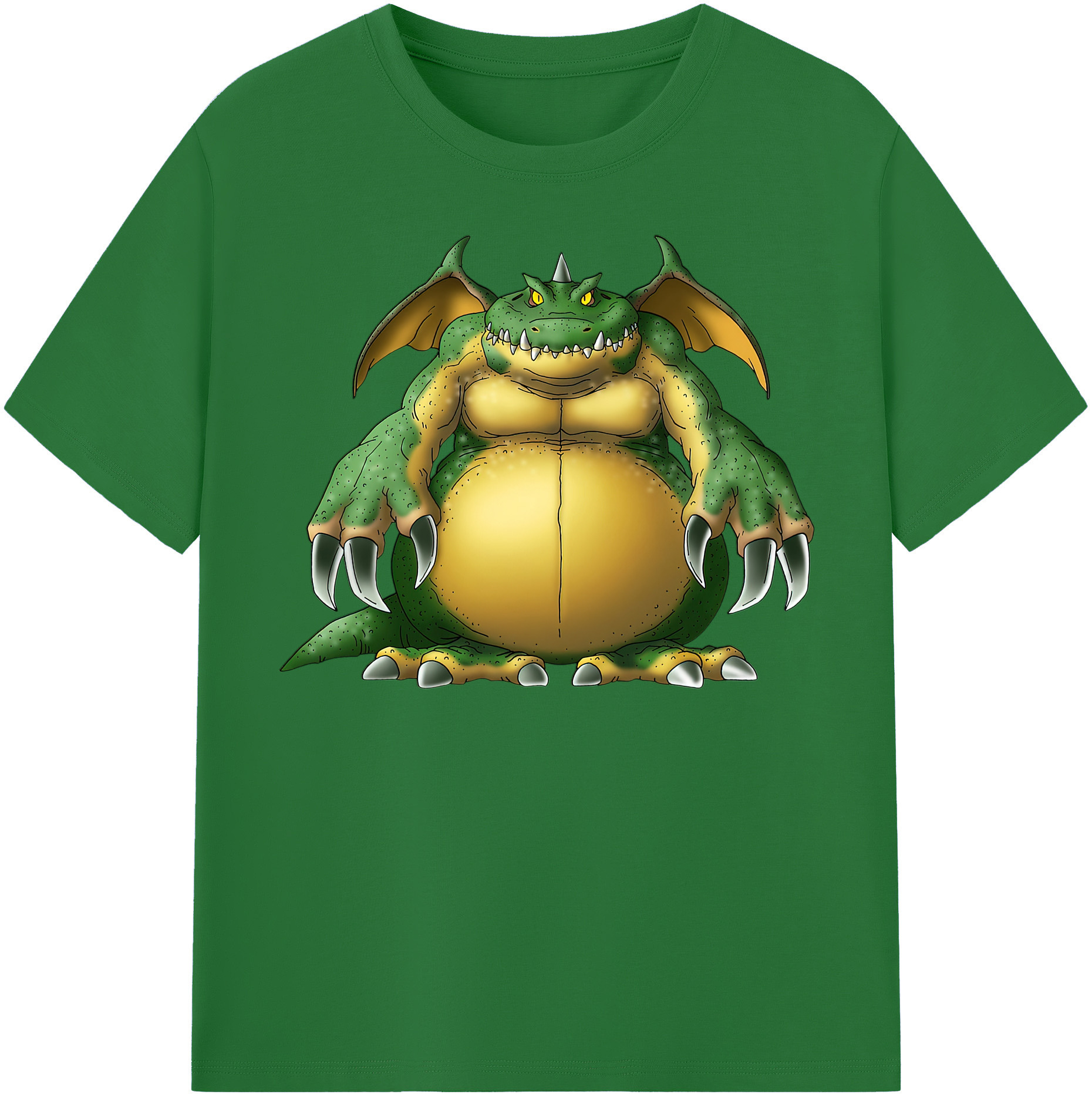 （画像用） ドラゴンクエスト Doragon Kuesuto Dragon Quest 綿100％半袖Tシャツ（フロントプリント）