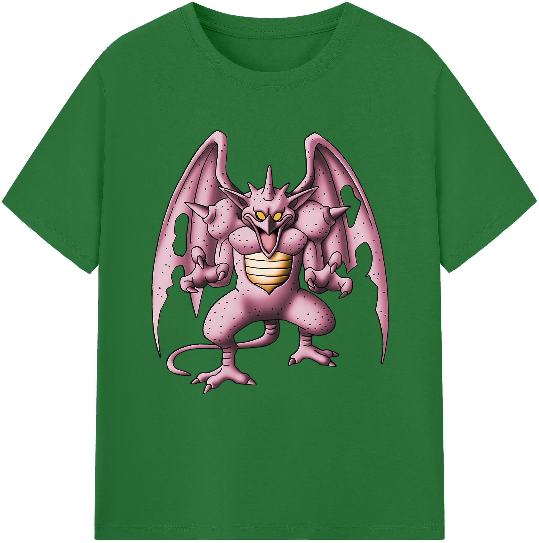 （画像用） ドラゴンクエスト Doragon Kuesuto Dragon Quest 綿100％半袖Tシャツ（フロントプリント）