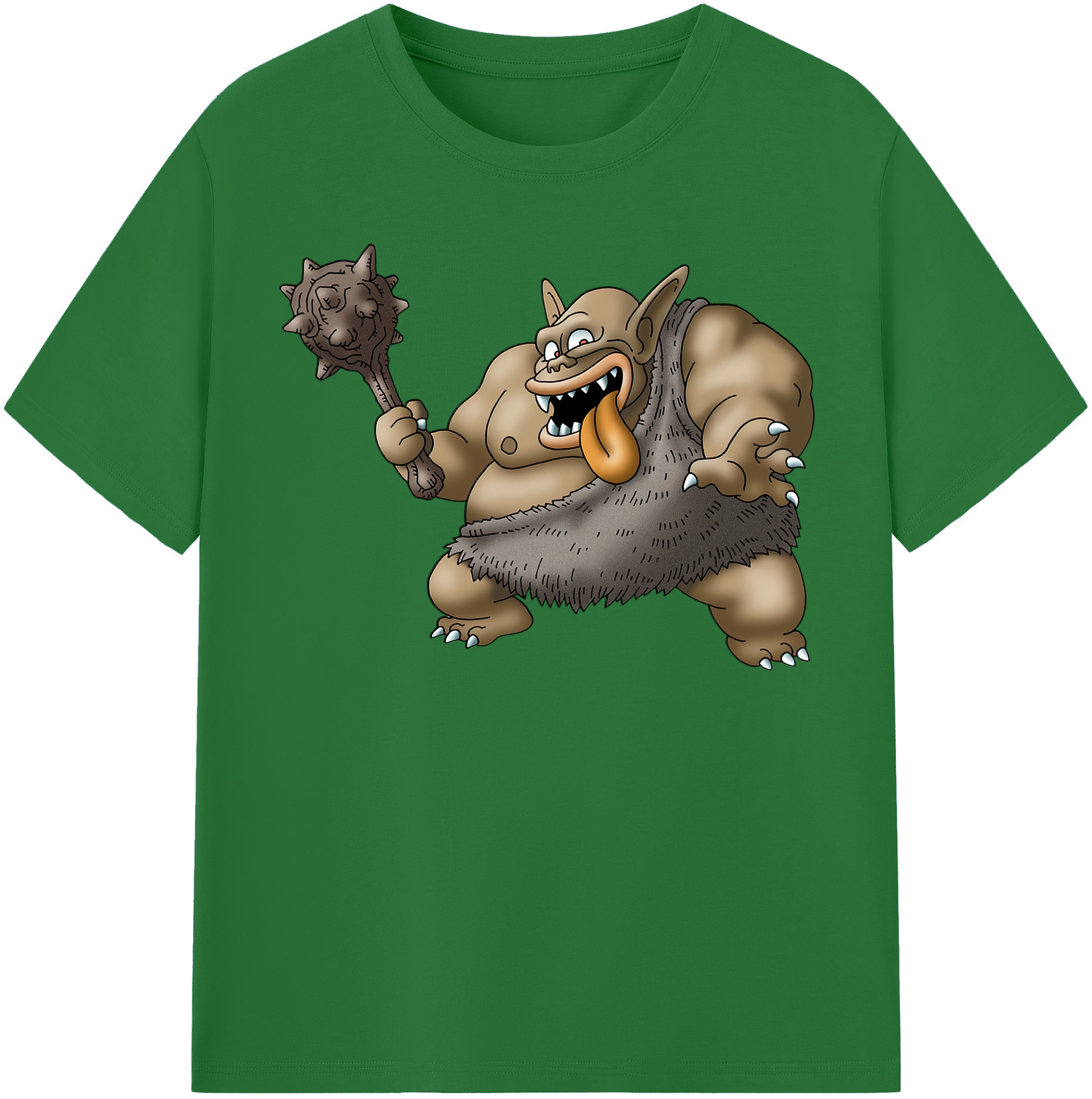 （画像用） ドラゴンクエスト Doragon Kuesuto Dragon Quest 綿100％半袖Tシャツ（フロントプリント）