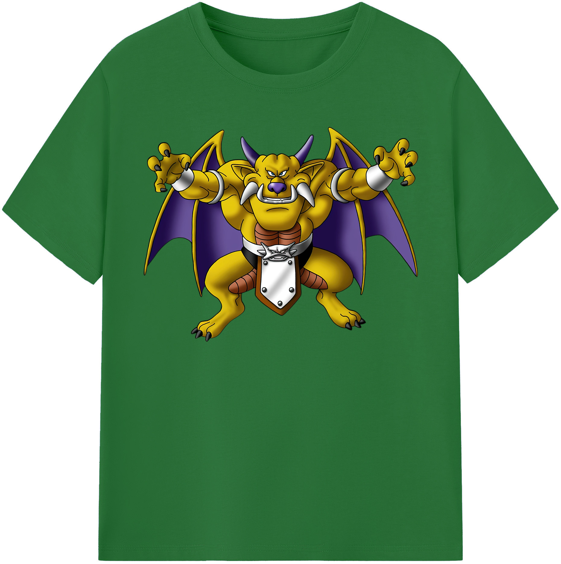 （画像用） ドラゴンクエスト Doragon Kuesuto Dragon Quest 綿100％半袖Tシャツ（フロントプリント）