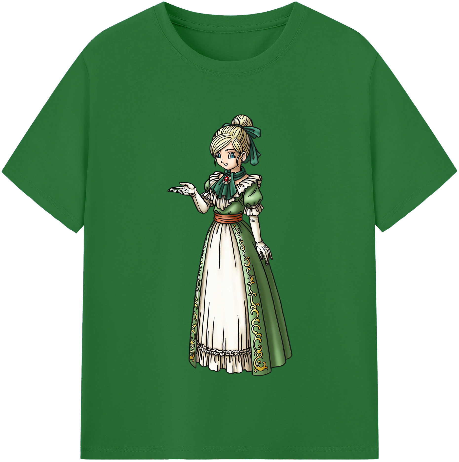 （画像用） ドラゴンクエスト Doragon Kuesuto Dragon Quest 綿100％半袖Tシャツ（フロントプリント）