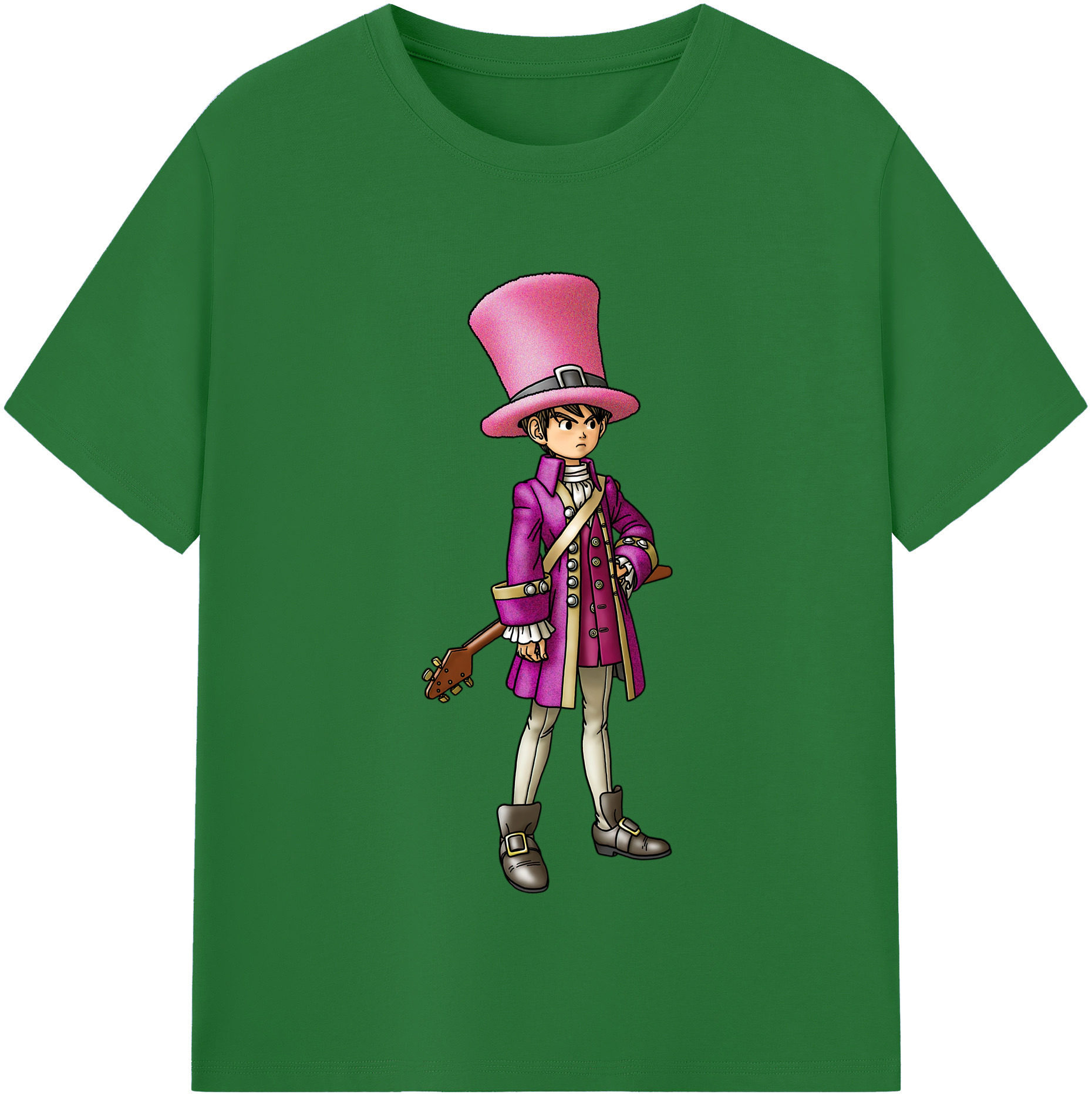 （画像用） ドラゴンクエスト Doragon Kuesuto Dragon Quest 綿100％半袖Tシャツ（フロントプリント）