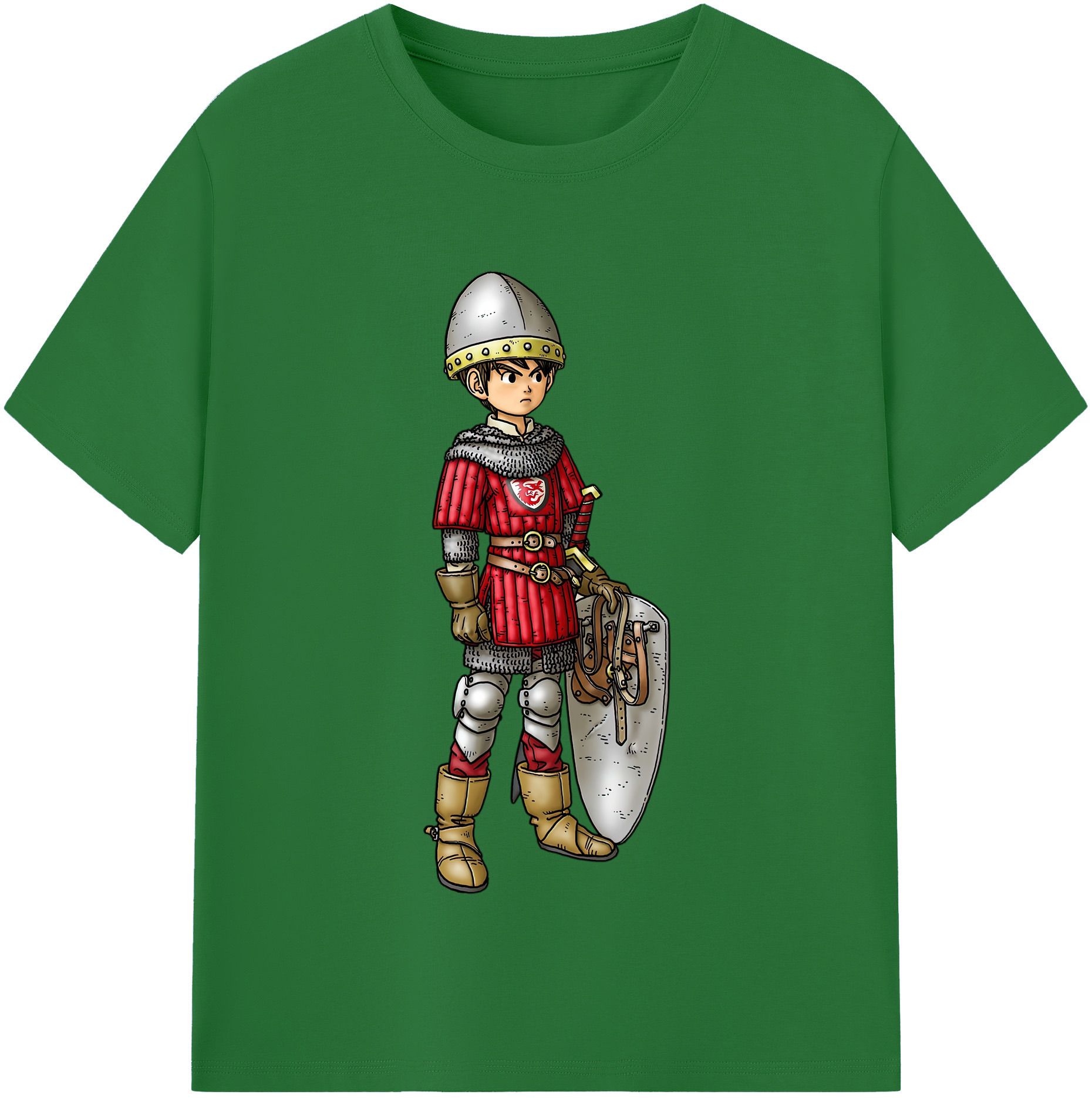 （画像用） ドラゴンクエスト Doragon Kuesuto Dragon Quest 綿100％半袖Tシャツ（フロントプリント）