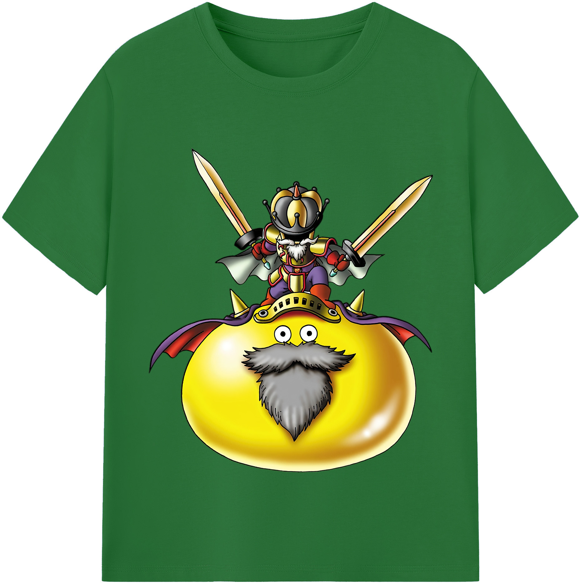 （画像用） ドラゴンクエスト Doragon Kuesuto Dragon Quest 綿100％半袖Tシャツ（フロントプリント）