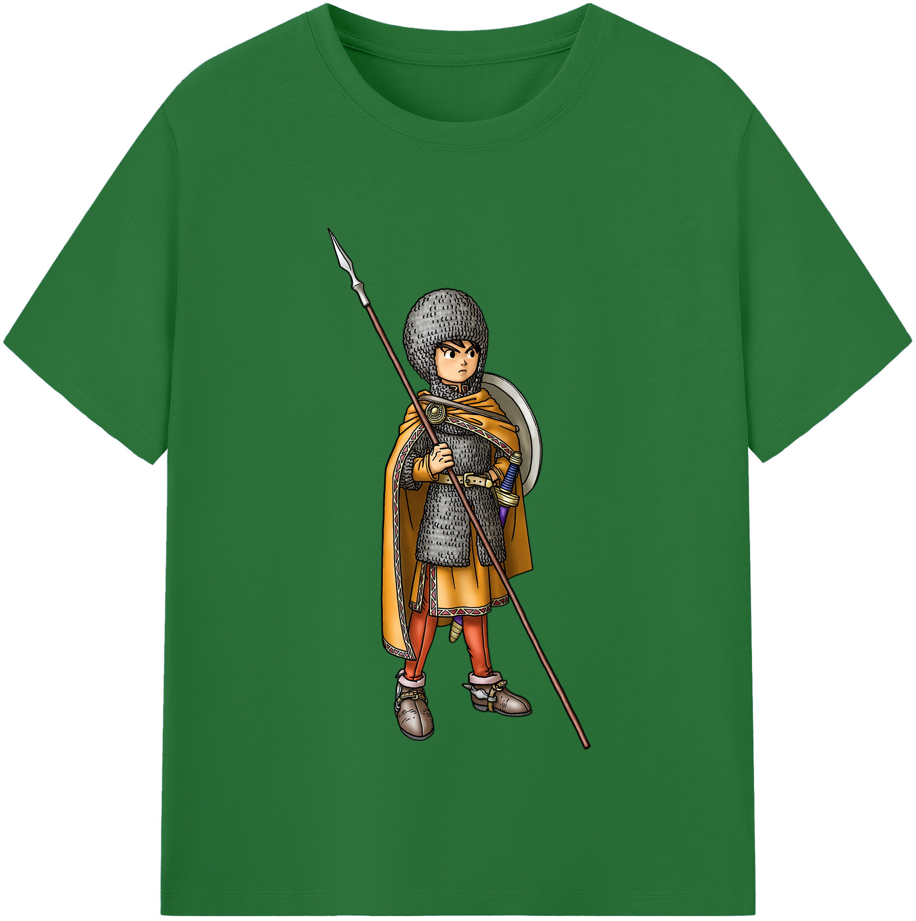 （画像用） ドラゴンクエスト Doragon Kuesuto Dragon Quest 綿100％半袖Tシャツ（フロントプリント）