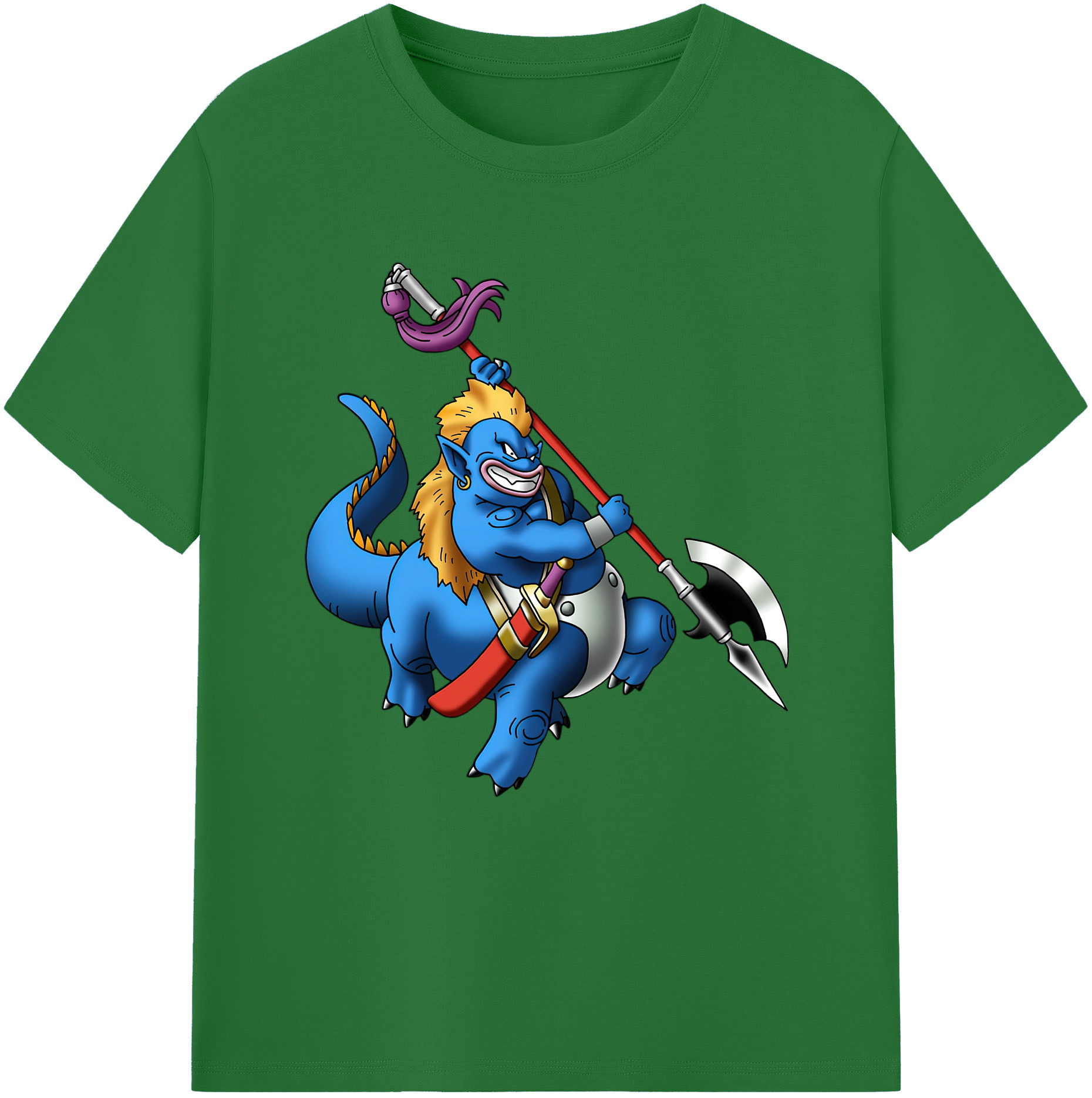 （画像用） ドラゴンクエスト Doragon Kuesuto Dragon Quest 綿100％半袖Tシャツ（フロントプリント）