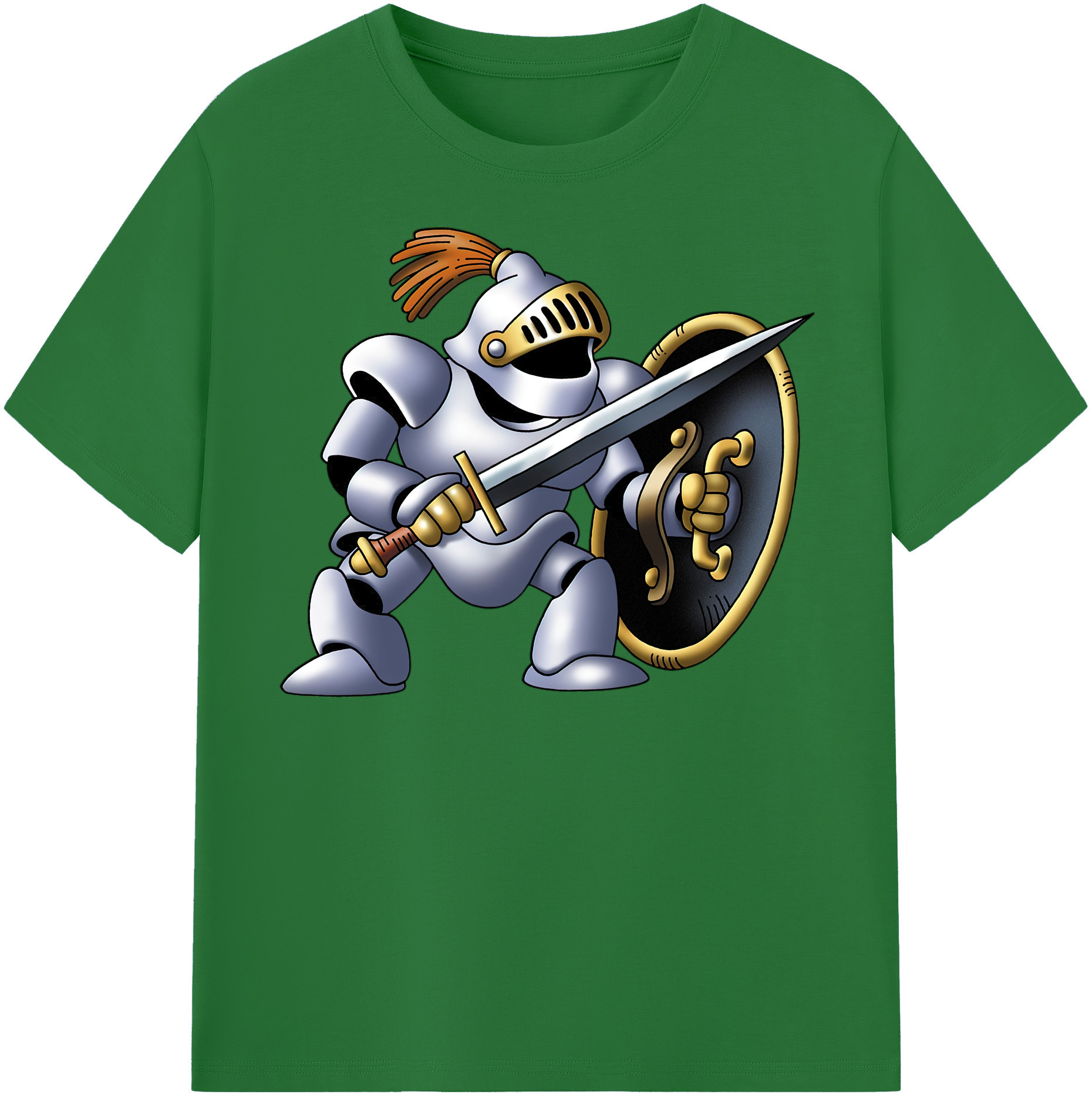 （画像用） ドラゴンクエスト Doragon Kuesuto Dragon Quest 綿100％半袖Tシャツ（フロントプリント）