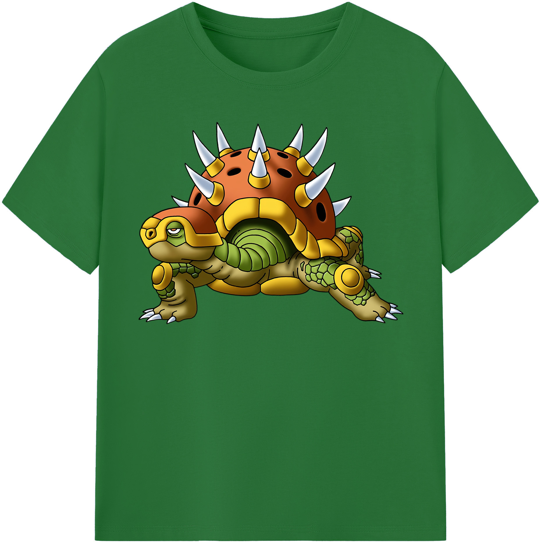 （画像用） ドラゴンクエスト Doragon Kuesuto Dragon Quest 綿100％半袖Tシャツ（フロントプリント）