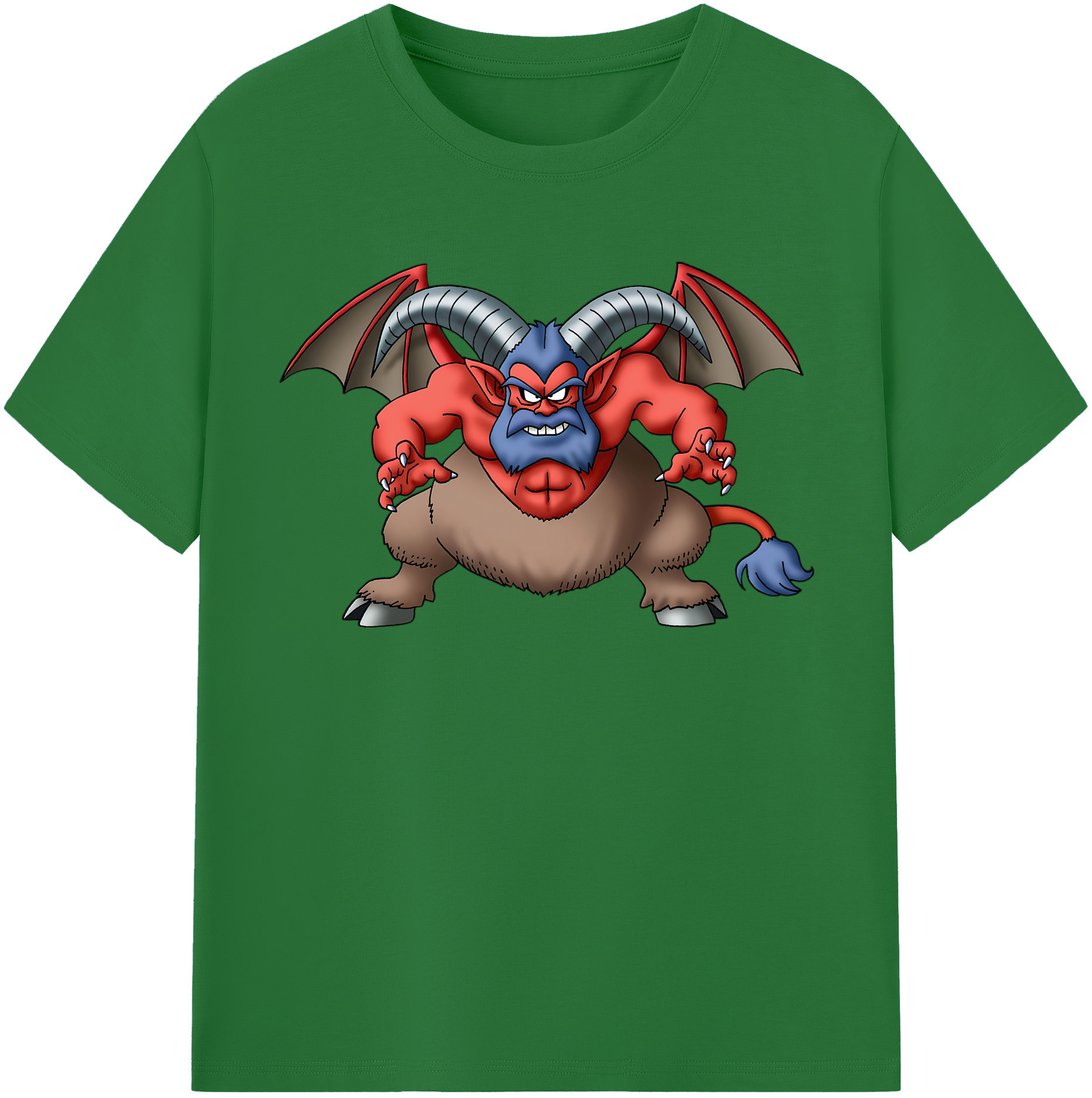 （画像用） ドラゴンクエスト Doragon Kuesuto Dragon Quest 綿100％半袖Tシャツ（フロントプリント）