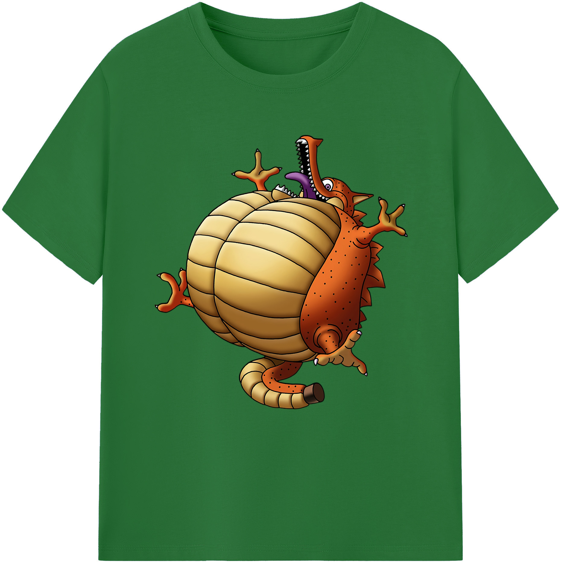 （画像用） ドラゴンクエスト Doragon Kuesuto Dragon Quest 綿100％半袖Tシャツ（フロントプリント）