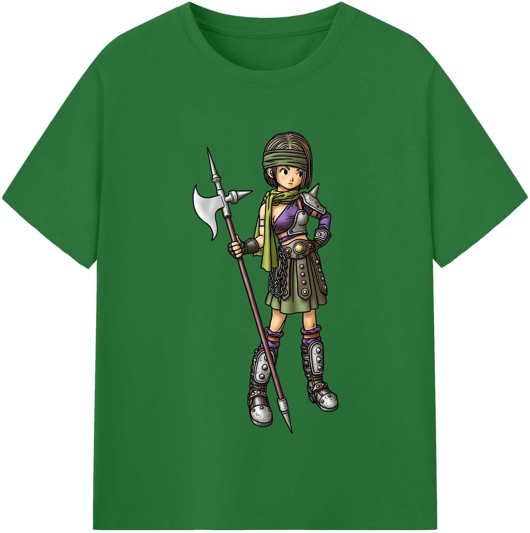 （画像用） ドラゴンクエスト Doragon Kuesuto Dragon Quest 綿100％半袖Tシャツ（フロントプリント）